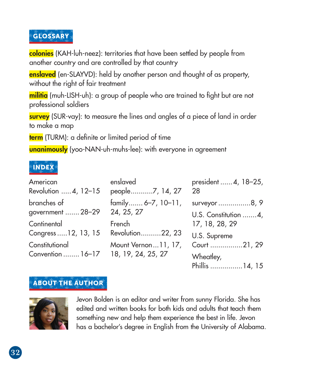 George Washington: First President of the United States (2021): Chapter 1 - Page 32