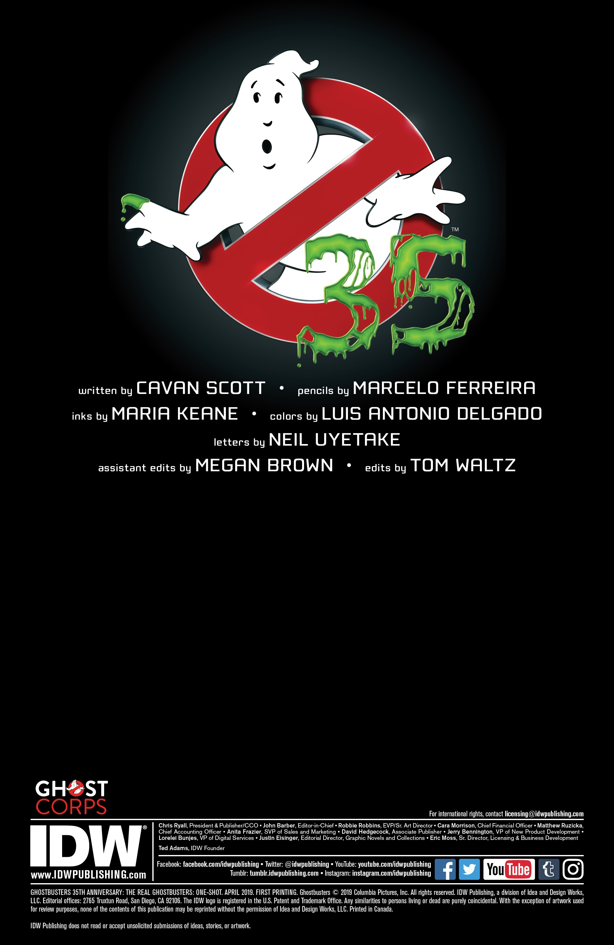 Ghostbusters: 35th Anniversary: Real Ghostbusters (2019): Chapter 1 - Page 2