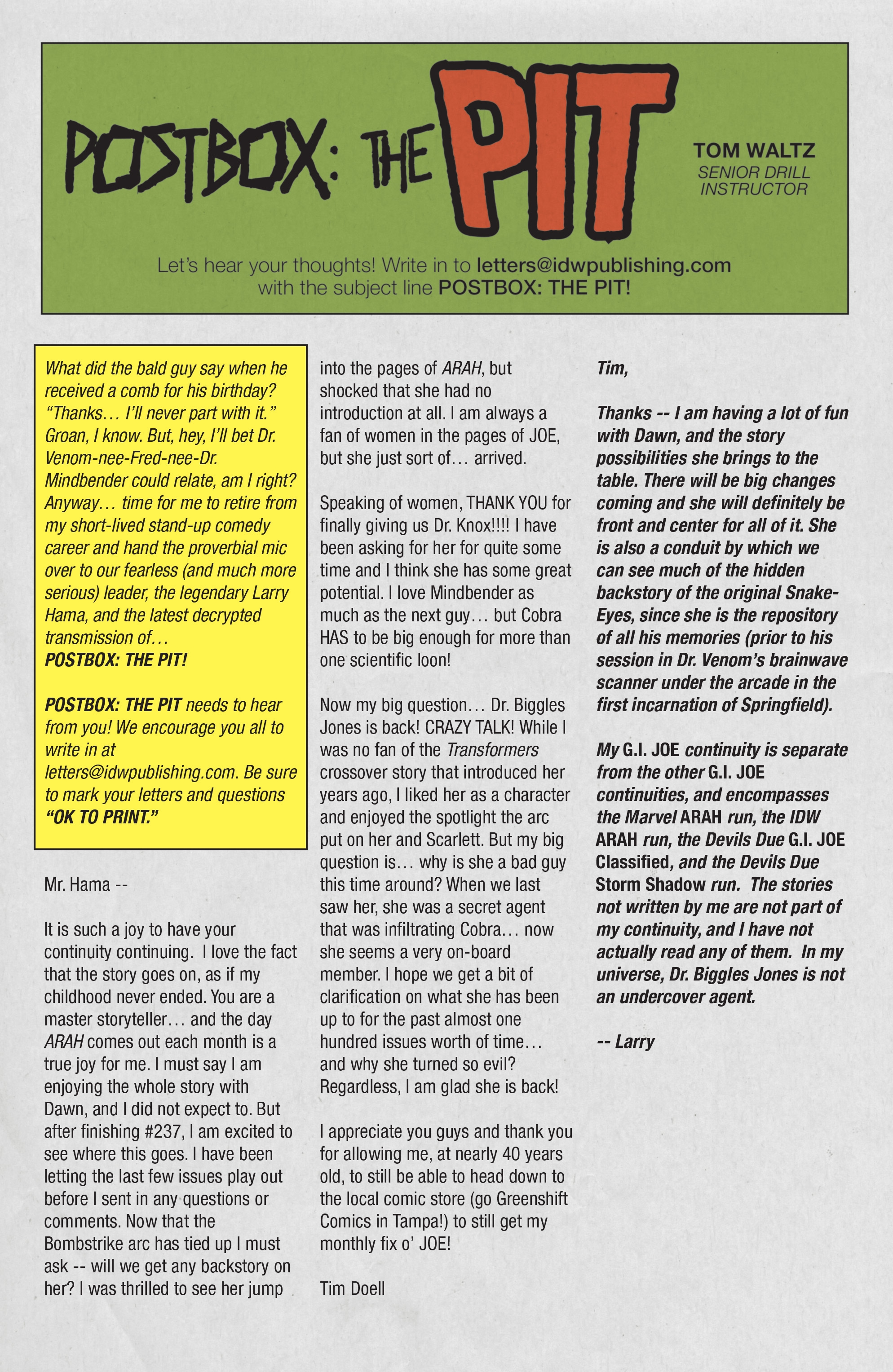 G.I. Joe: A Real American Hero (2011-): Chapter 241 - Page 23