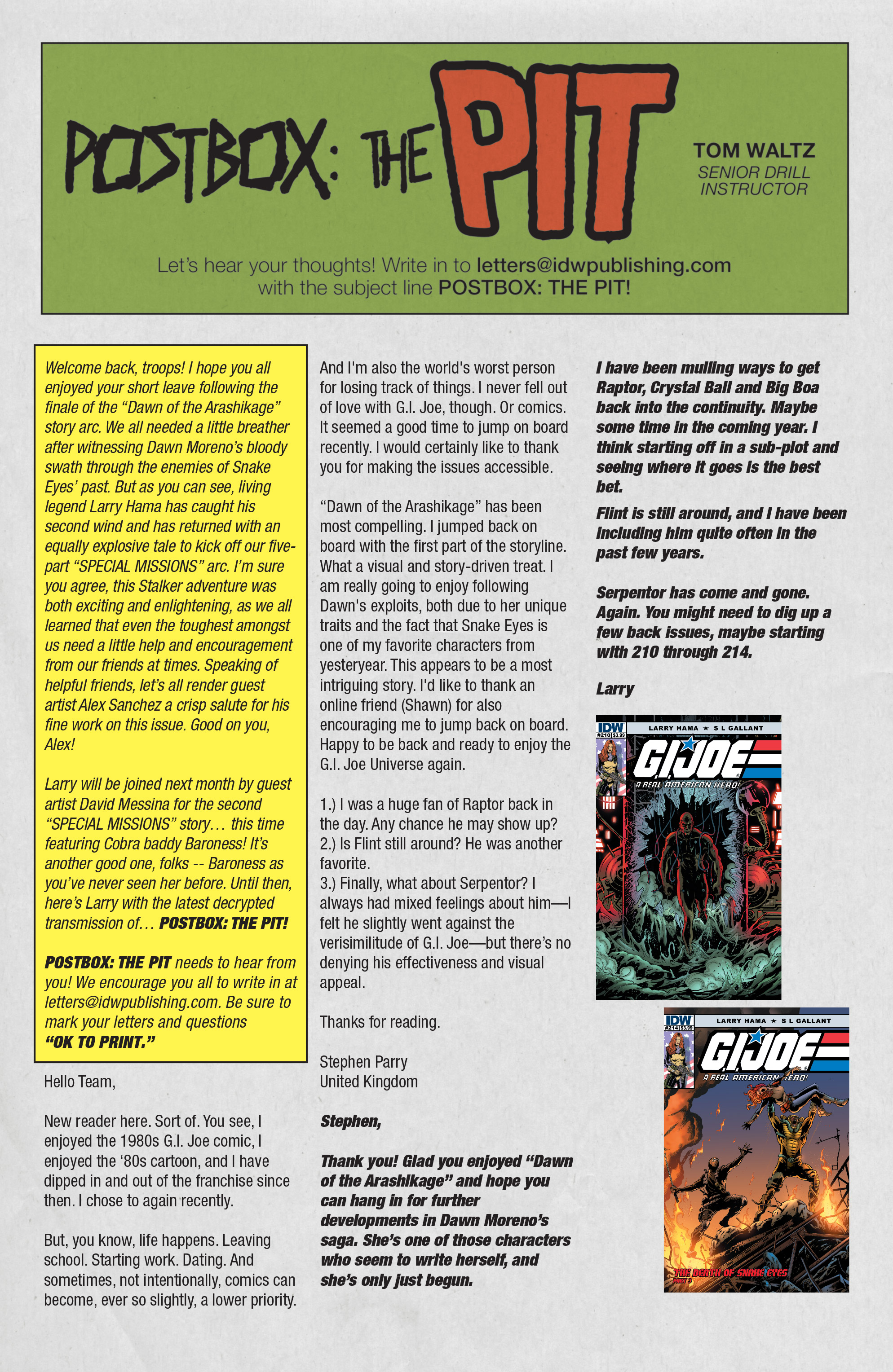 G.I. Joe: A Real American Hero (2011-): Chapter 251 - Page 23