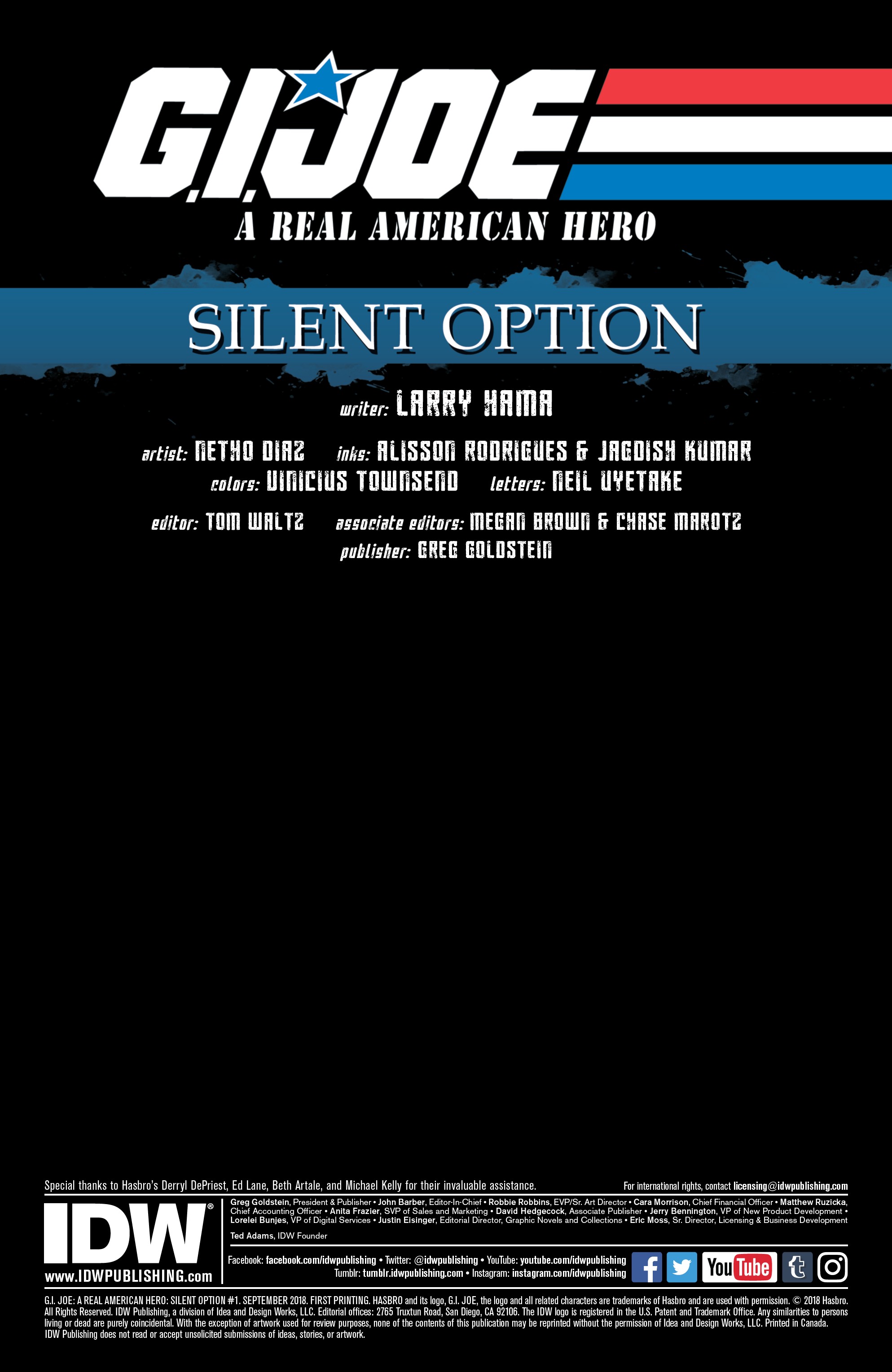 G.I. Joe: A Real American Hero: Silent Option (2018-): Chapter 1 - Page 2