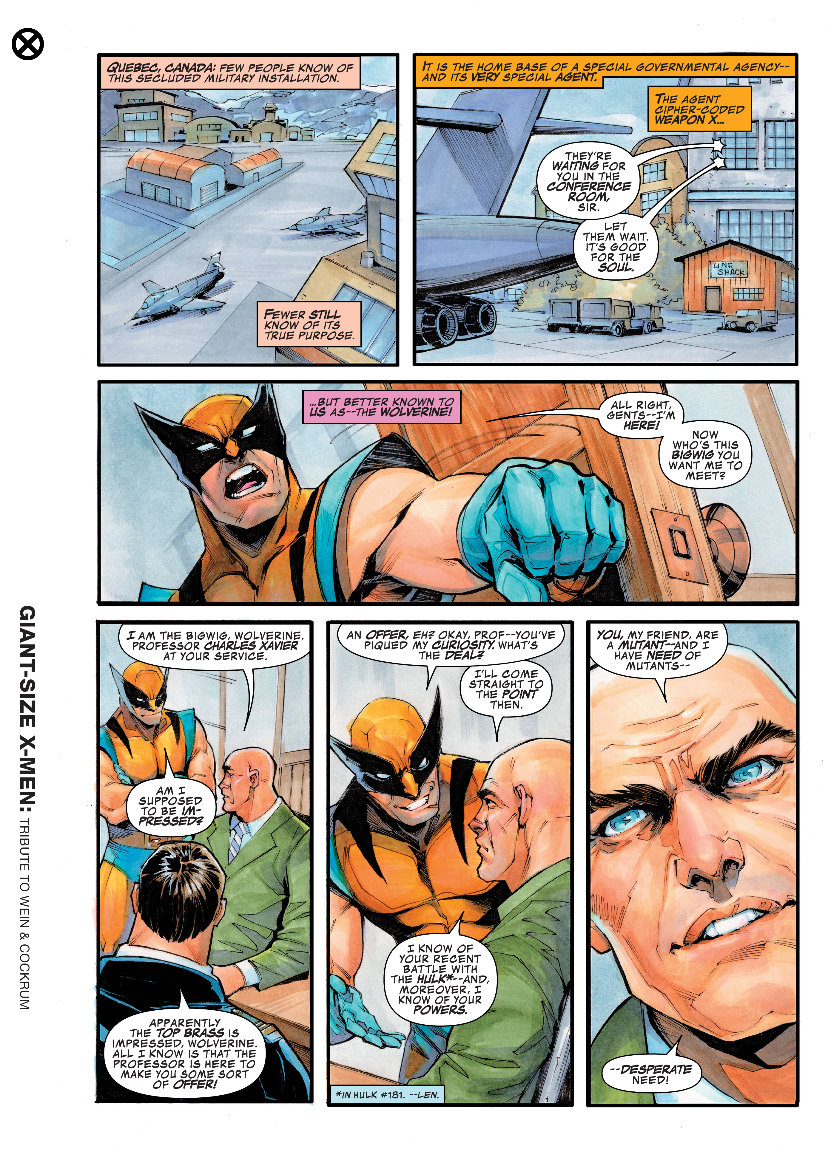 Giant-Size X-Men: Tribute To Wein & Cockrum Gallery Edition (2021): Chapter 1 - Page 9
