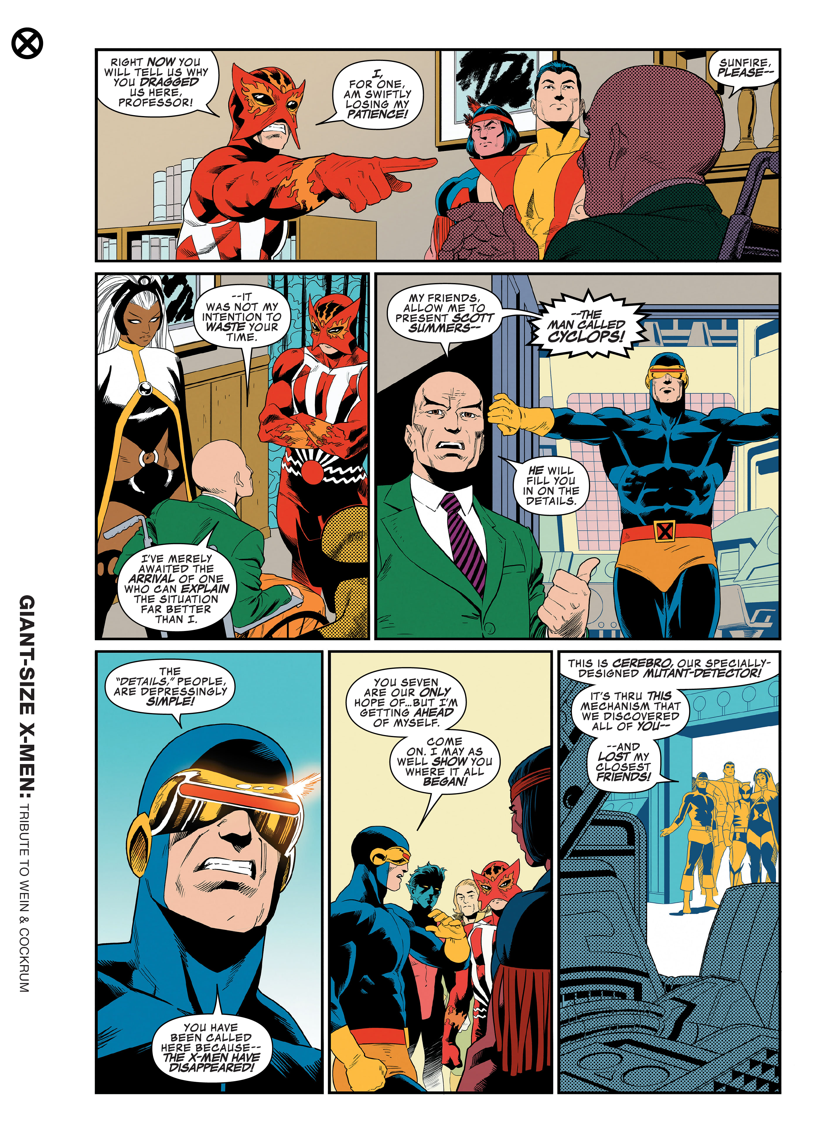 Giant-Size X-Men: Tribute To Wein & Cockrum Gallery Edition (2021): Chapter 1 - Page 19