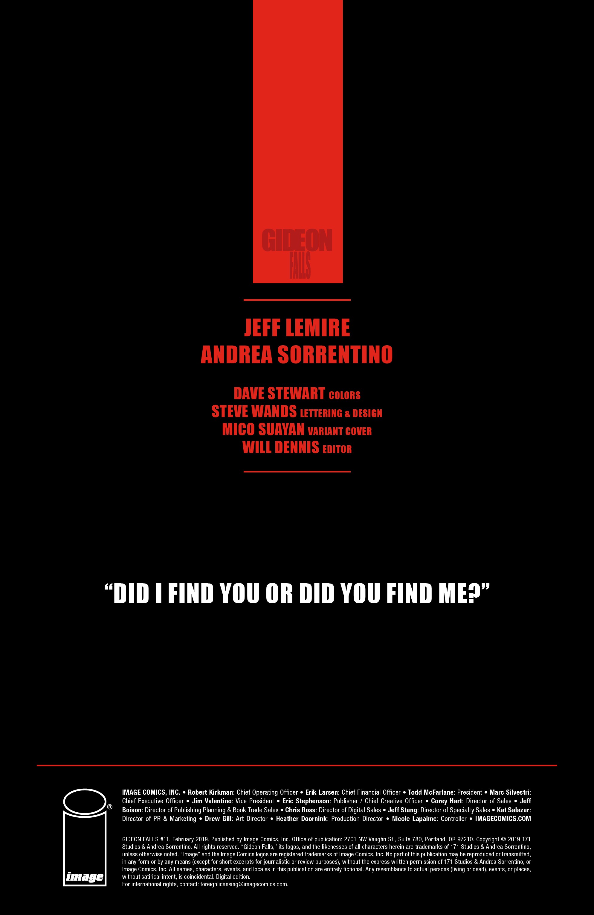 Gideon Falls (2018): Chapter 11 - Page 2