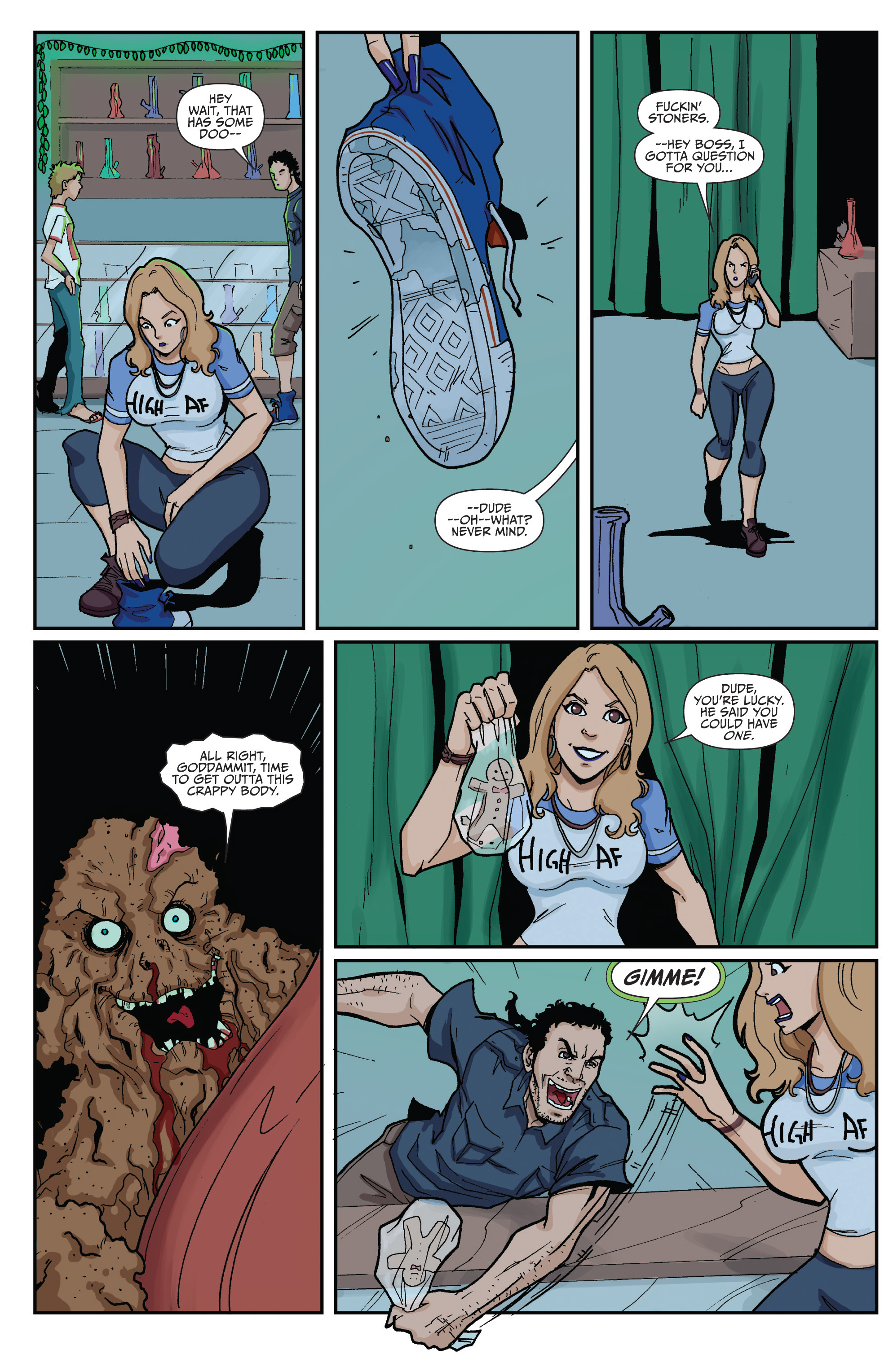 Gingerdead Man Meets Evil Bong (2018): Chapter 1 - Page 8