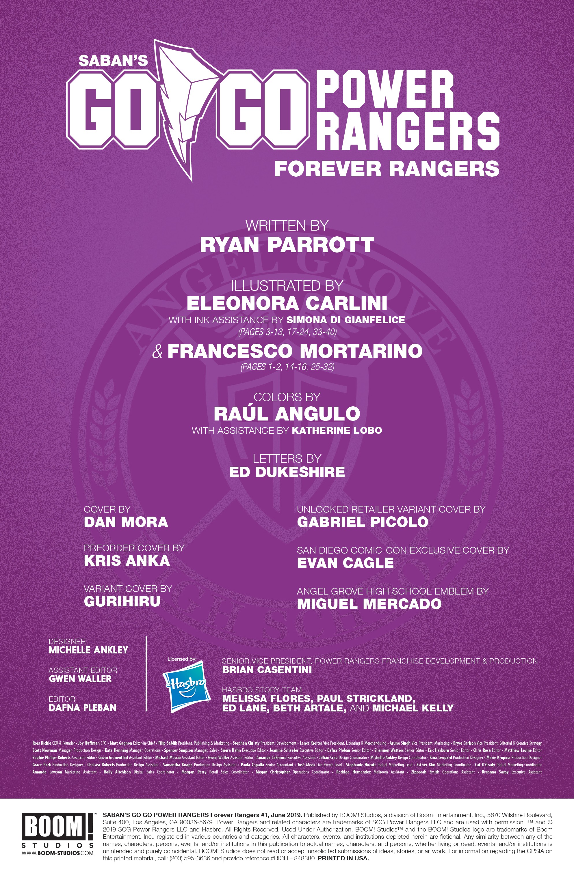Go Go Power Rangers: Forever Rangers (2019-): Chapter 1 - Page 2