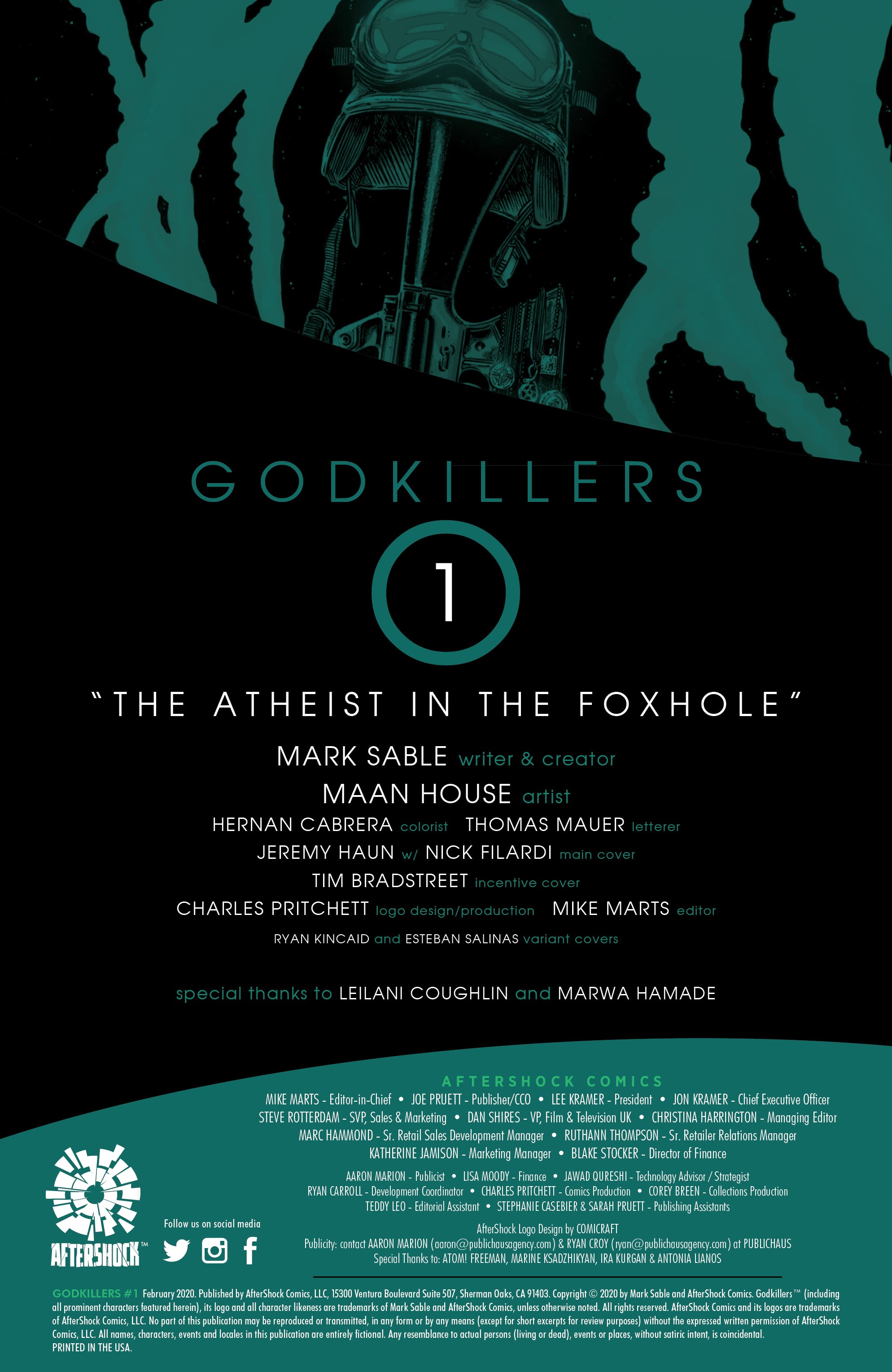 Godkillers (2020-): Chapter 1 - Page 2
