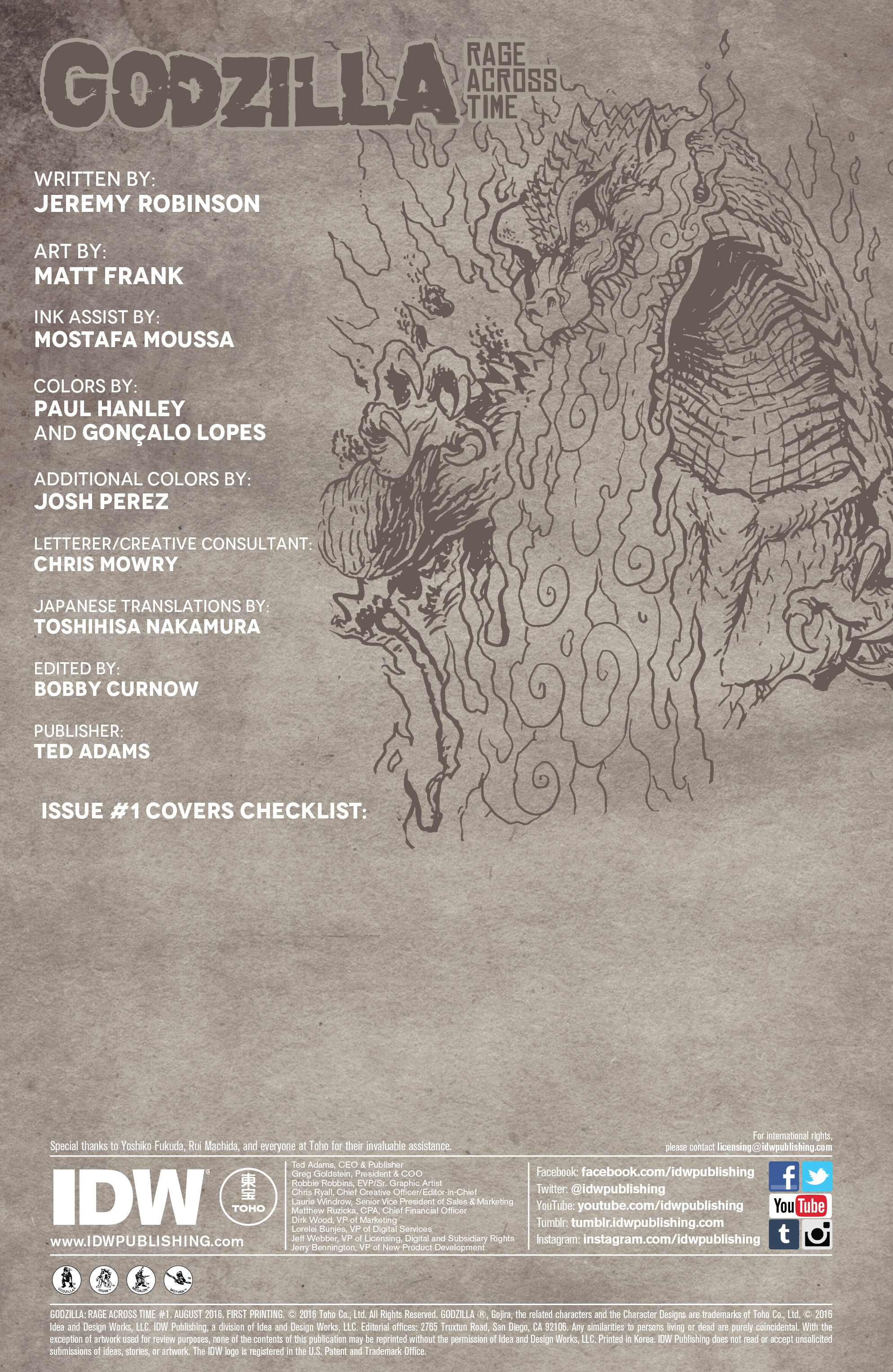 Godzilla: Rage Across Time (2016): Chapter 1 - Page 2