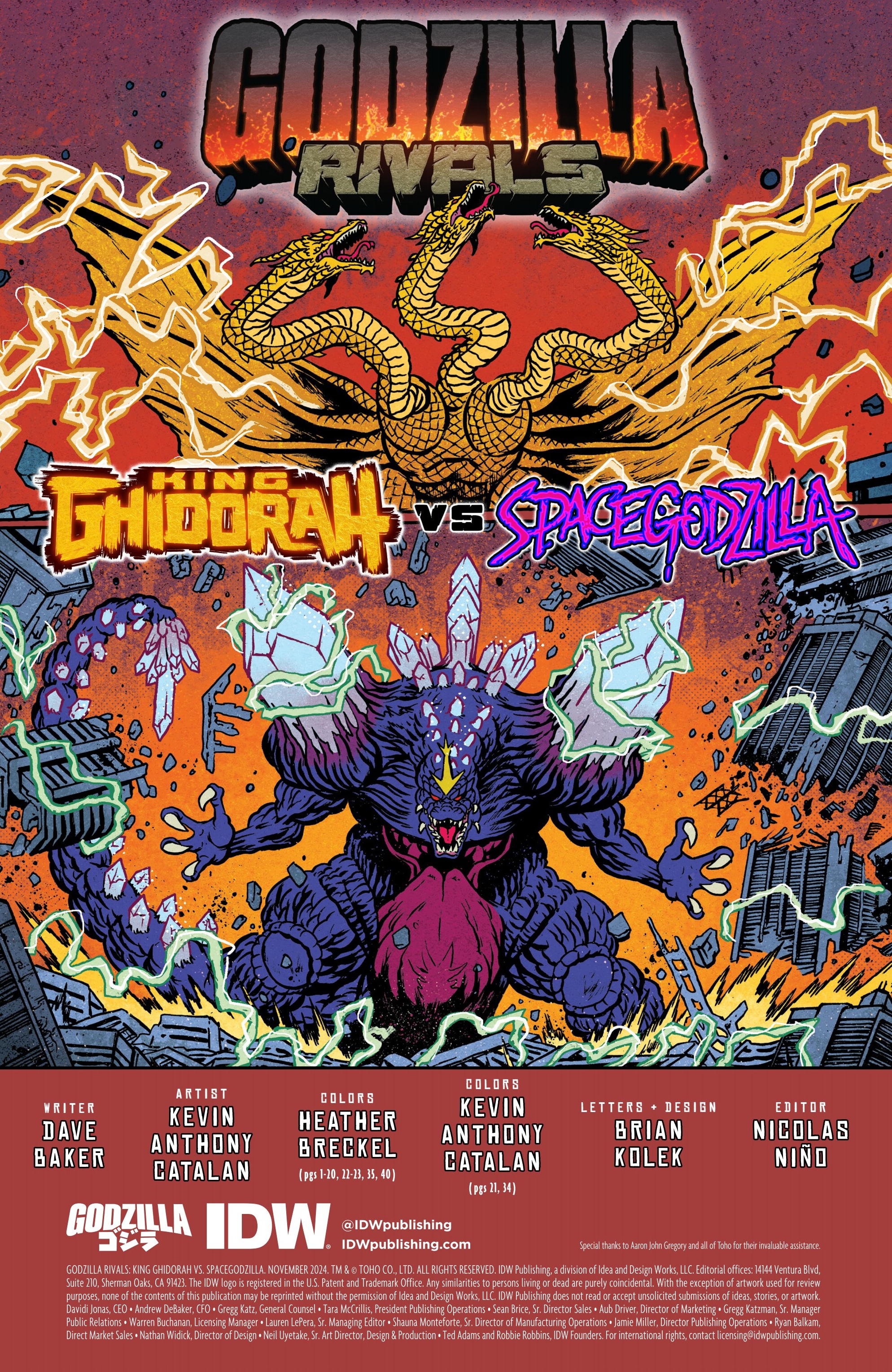 Godzilla Rivals: King Ghidorah vs. SpaceGodzilla (2024-): Chapter 1 - Page 2
