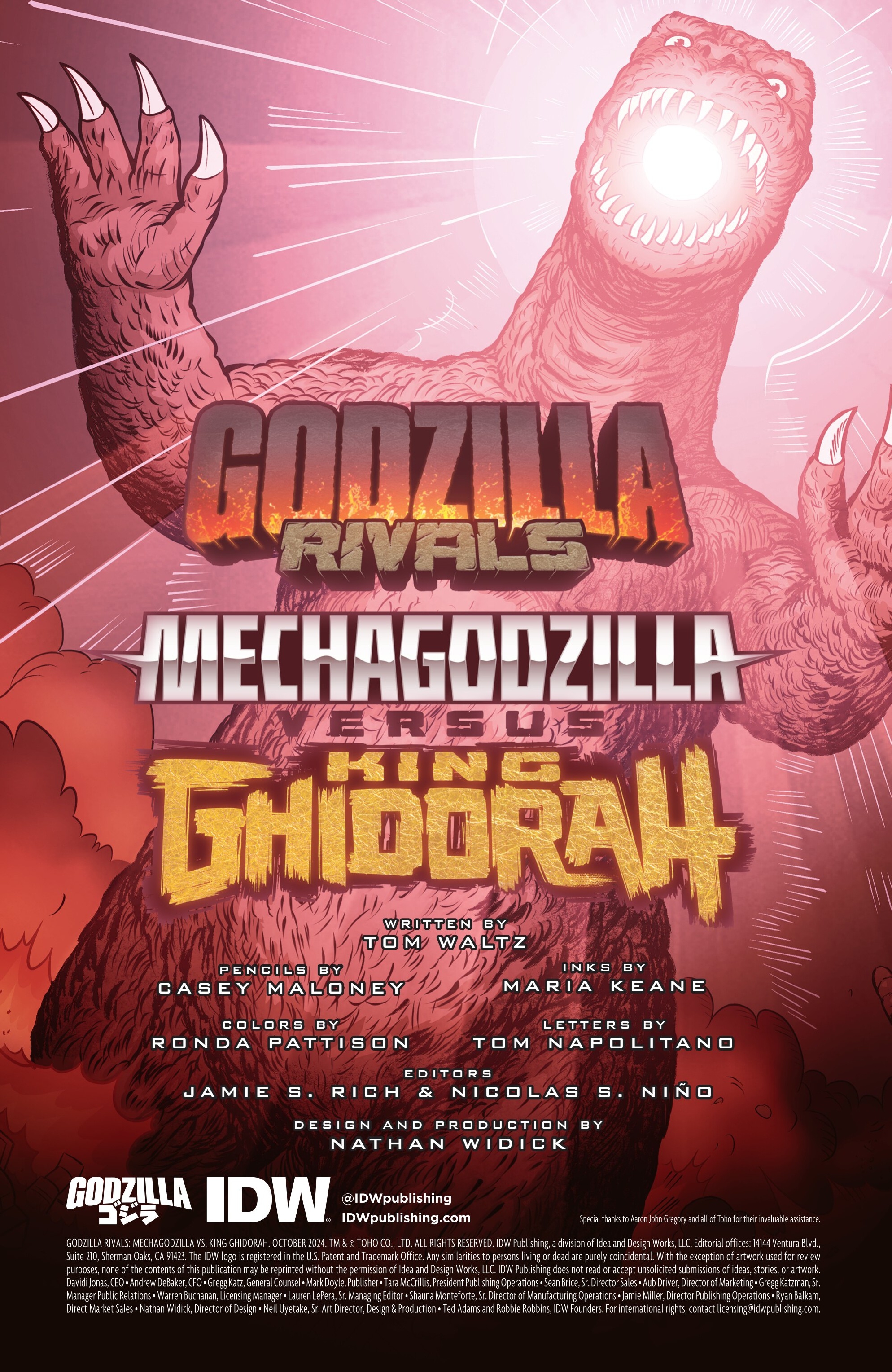 Godzilla Rivals: Mechagodzilla vs. King Ghidorah (2024-): Chapter 1 - Page 2