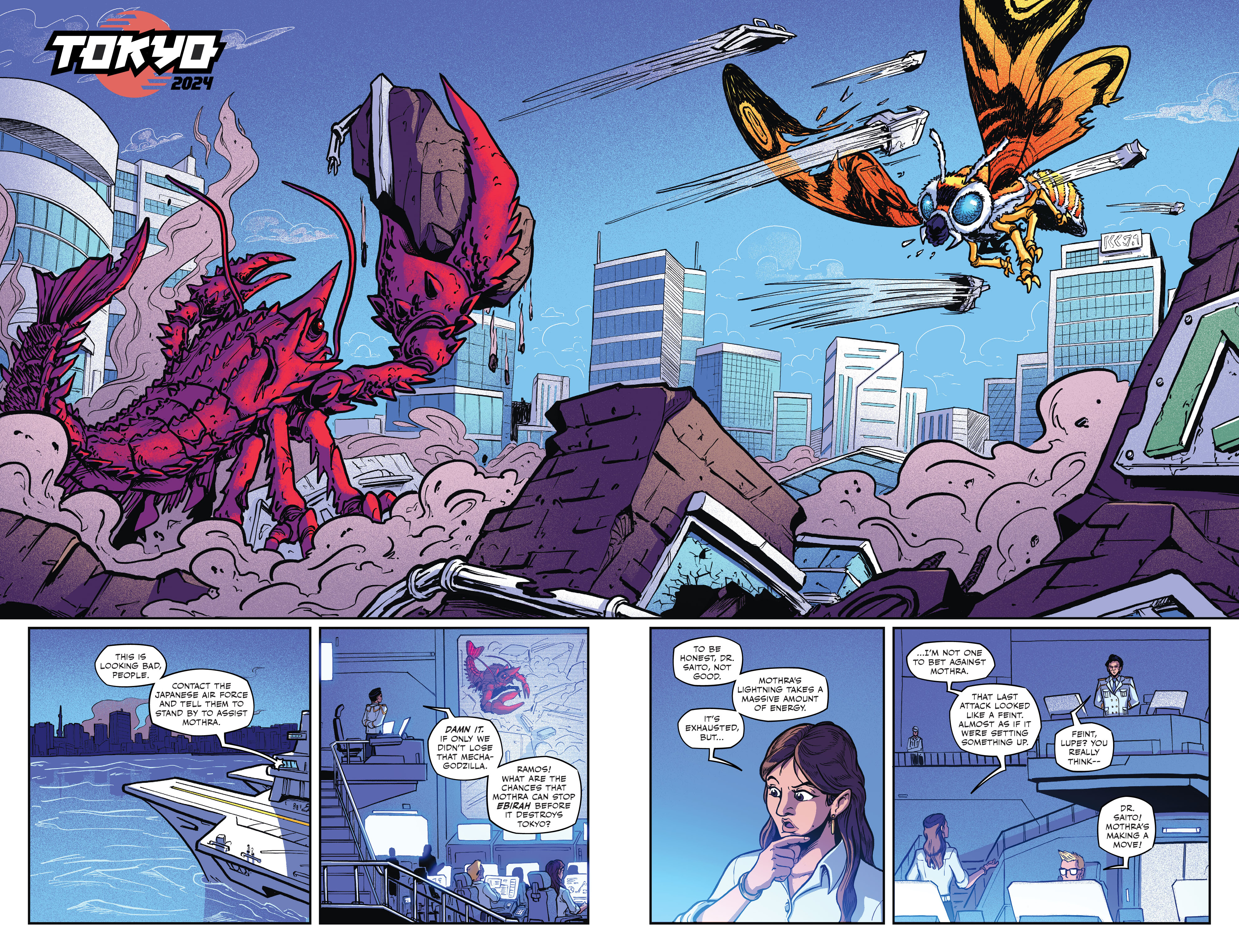Godzilla Rivals: Mothra vs. Moguera (2024-): Chapter 1 - Page 4
