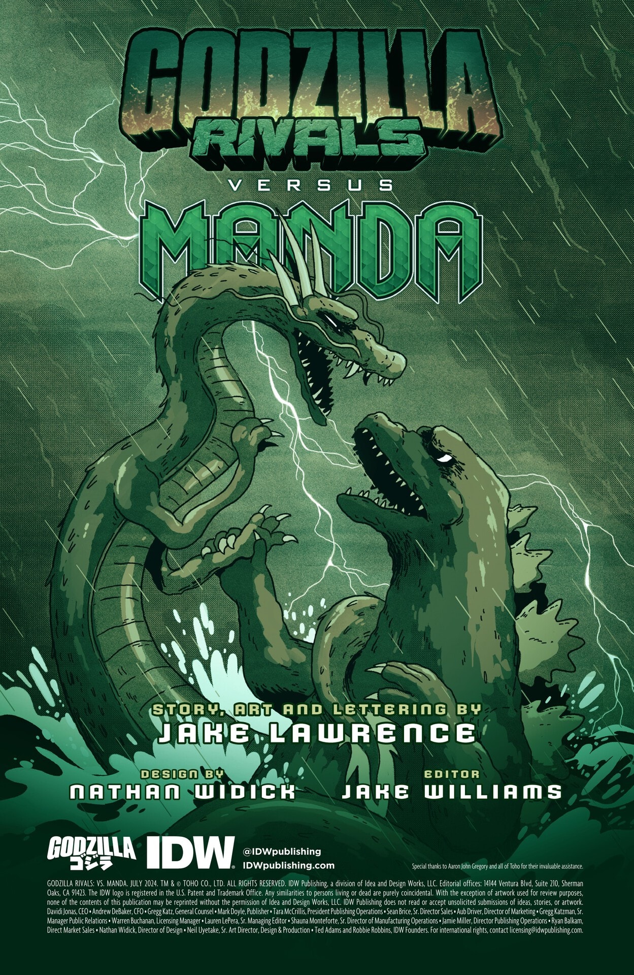 Godzilla Rivals: Vs. Manda (2024-): Chapter 1 - Page 2