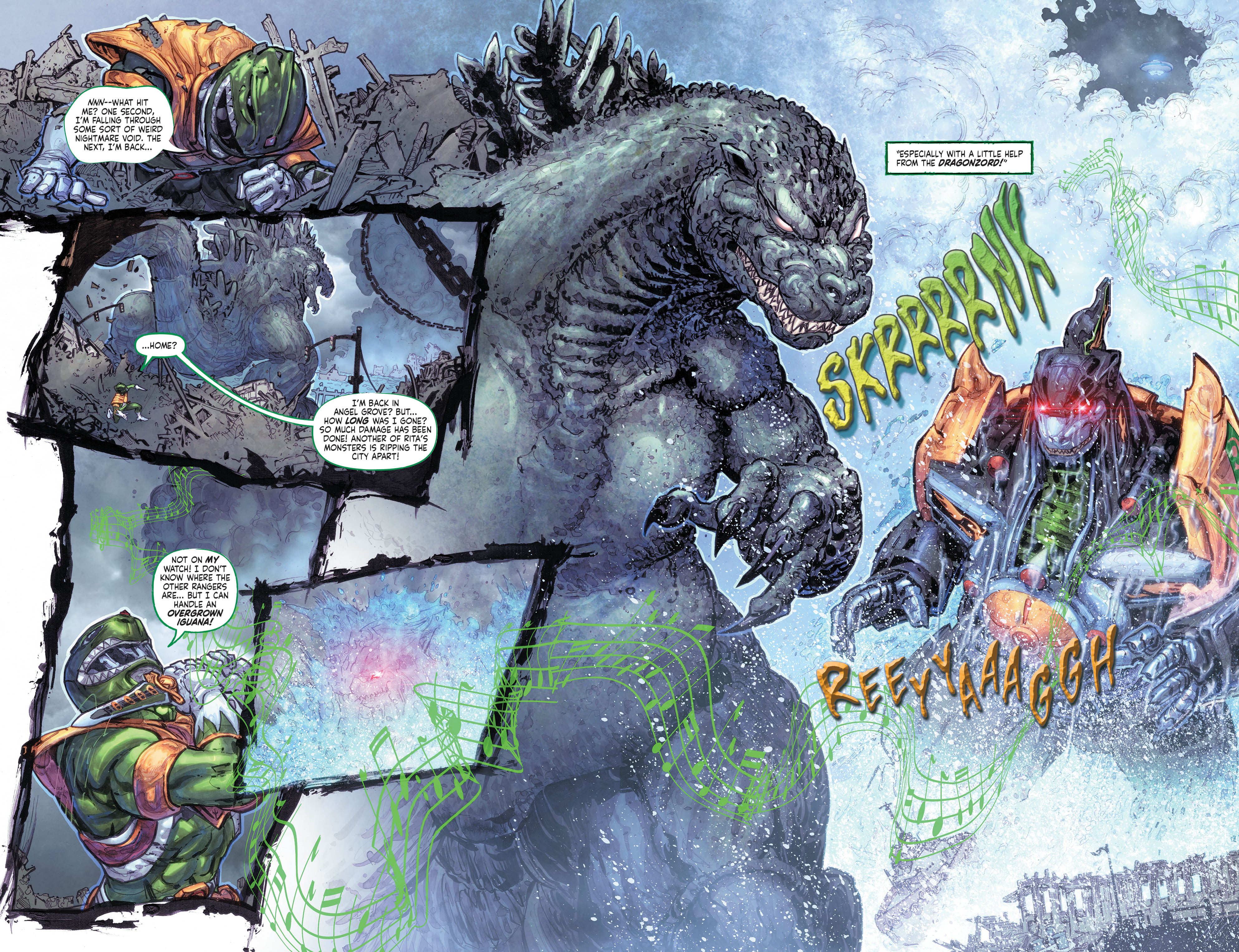 Godzilla vs. The Mighty Morphin Power Rangers (2022-): Chapter 1 - Page 13