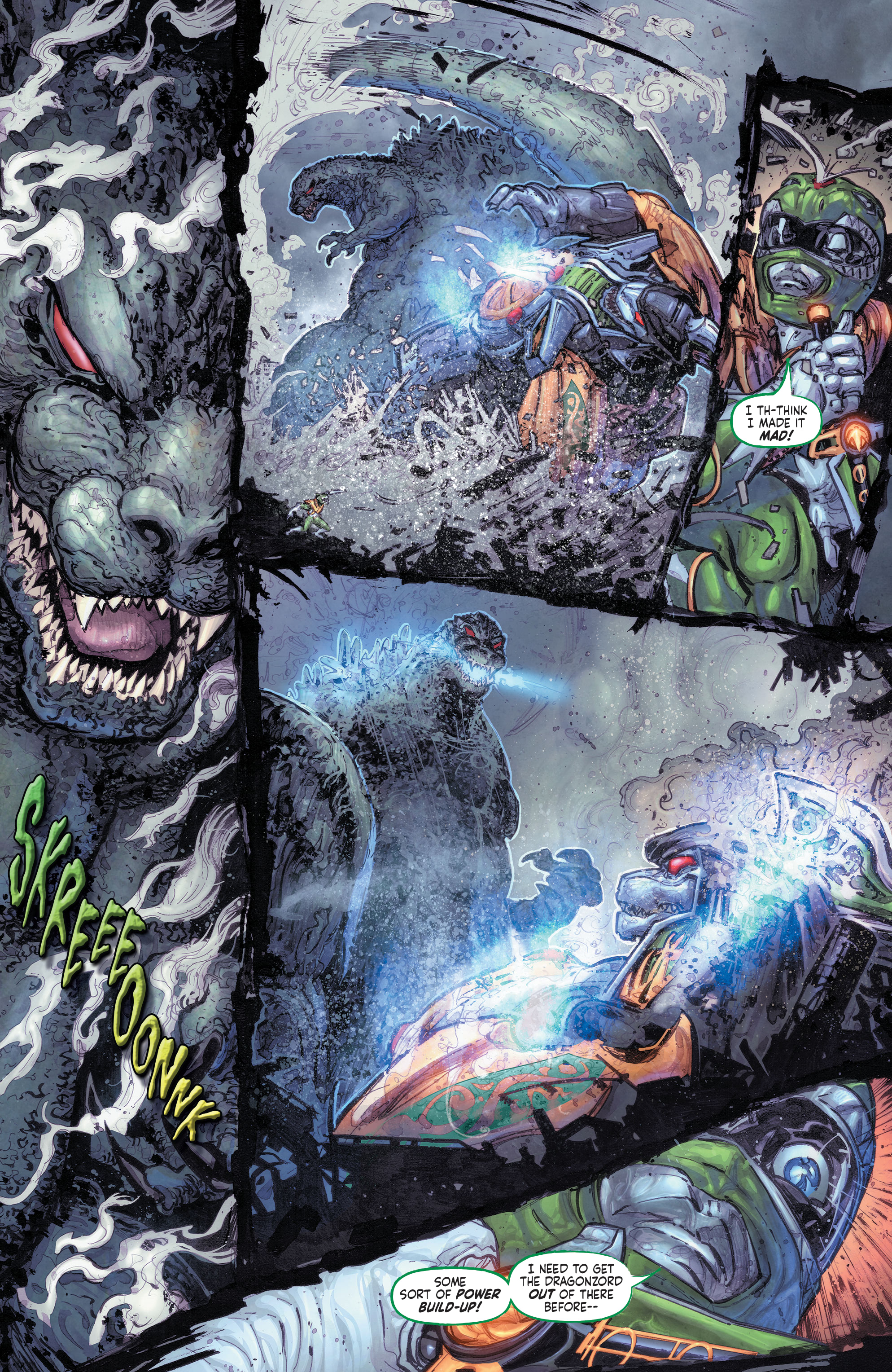 Godzilla vs. The Mighty Morphin Power Rangers (2022-): Chapter 1 - Page 17