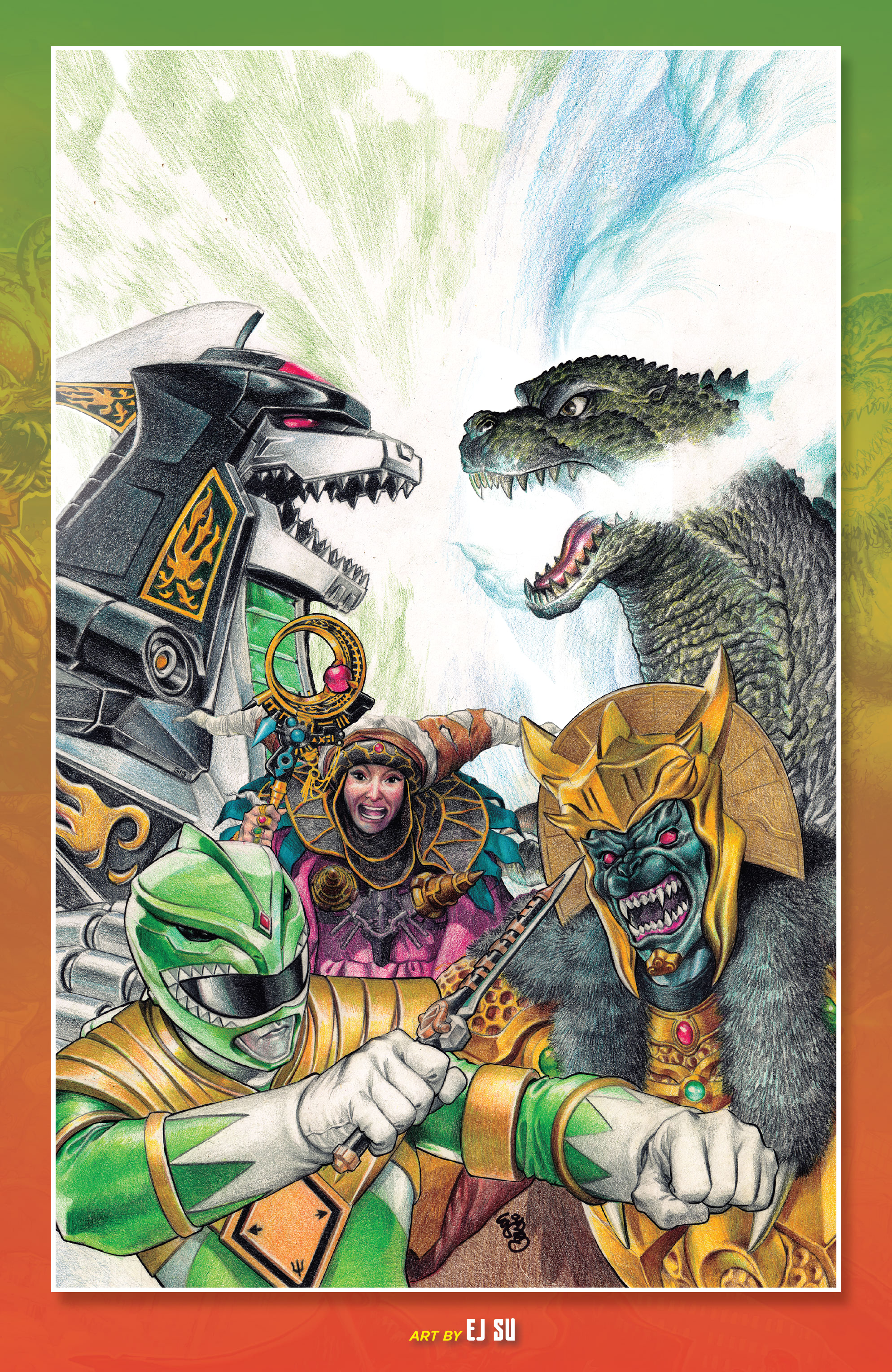 Godzilla vs. The Mighty Morphin Power Rangers (2022-): Chapter 1 - Page 23