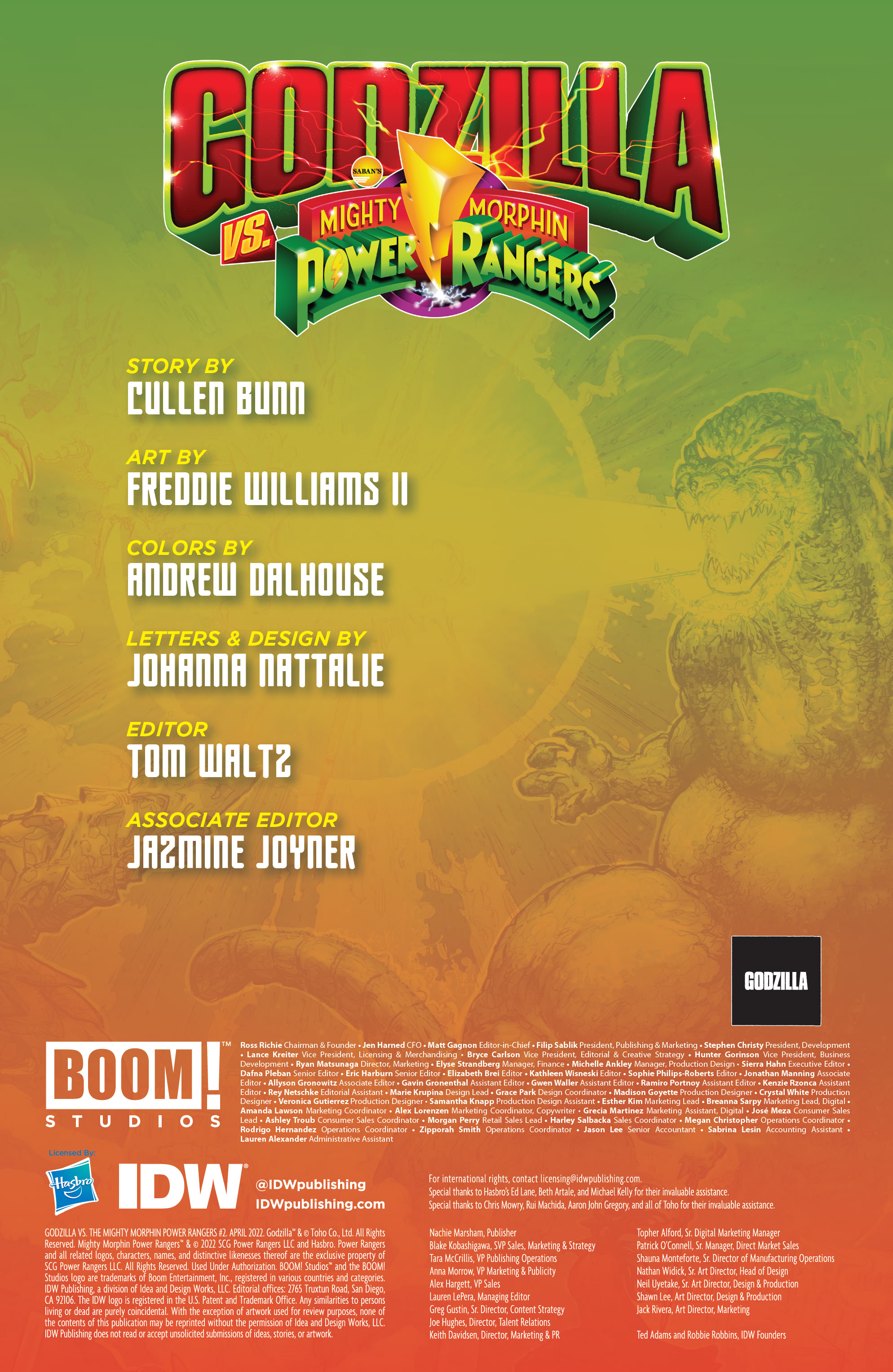 Godzilla vs. The Mighty Morphin Power Rangers (2022-): Chapter 2 - Page 2