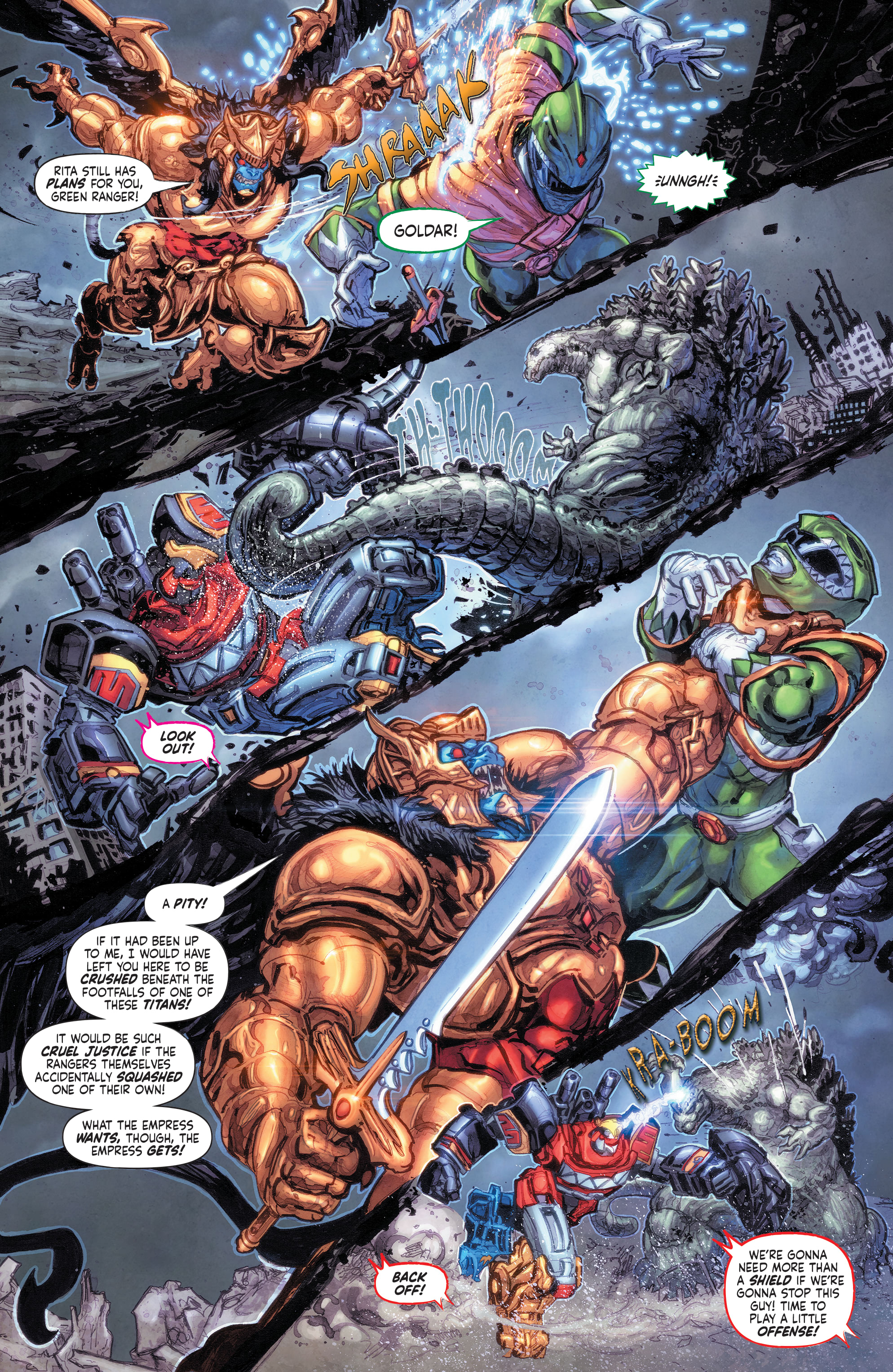 Godzilla vs. The Mighty Morphin Power Rangers (2022-): Chapter 2 - Page 5