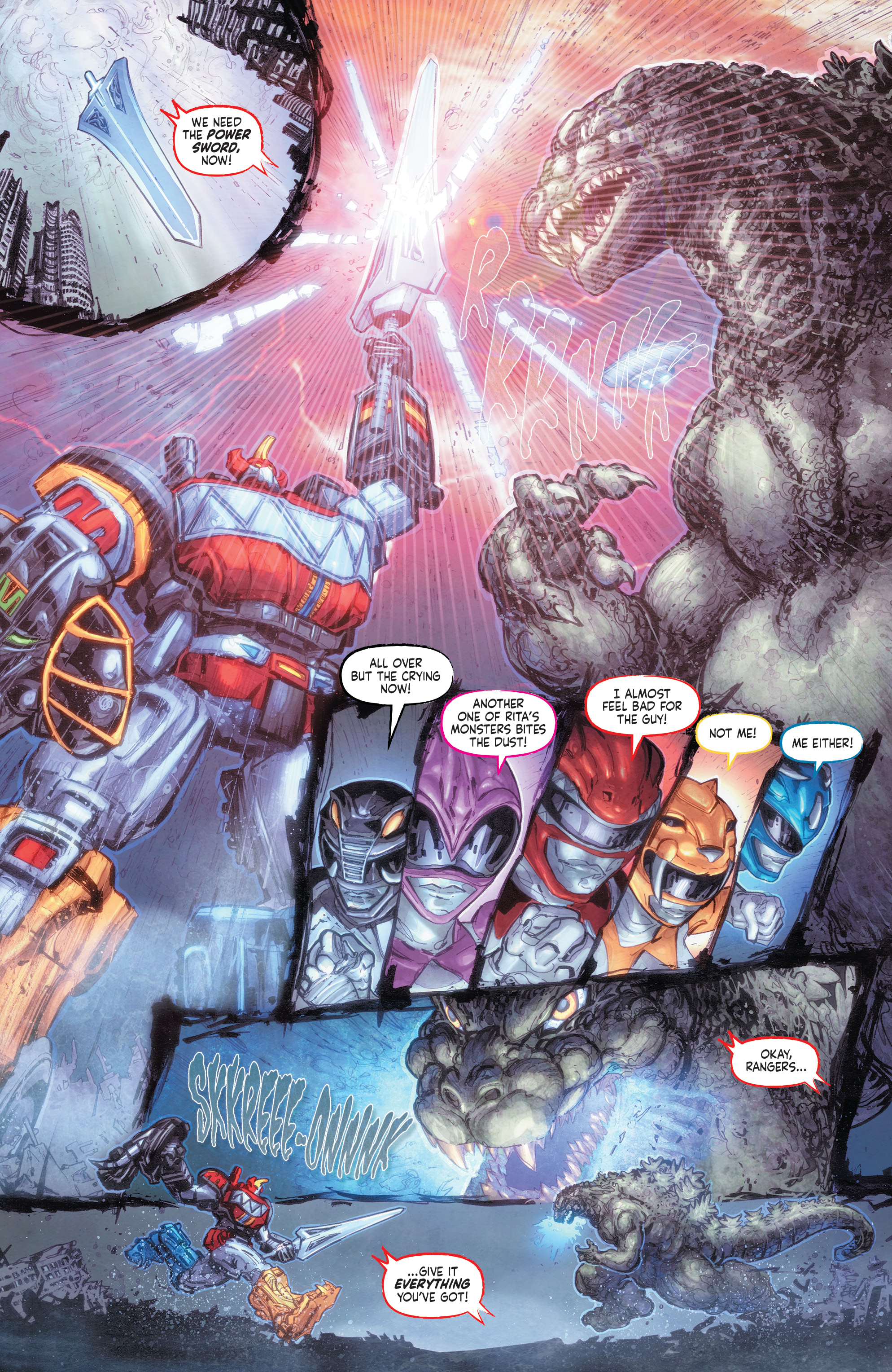 Godzilla vs. The Mighty Morphin Power Rangers (2022-): Chapter 2 - Page 6