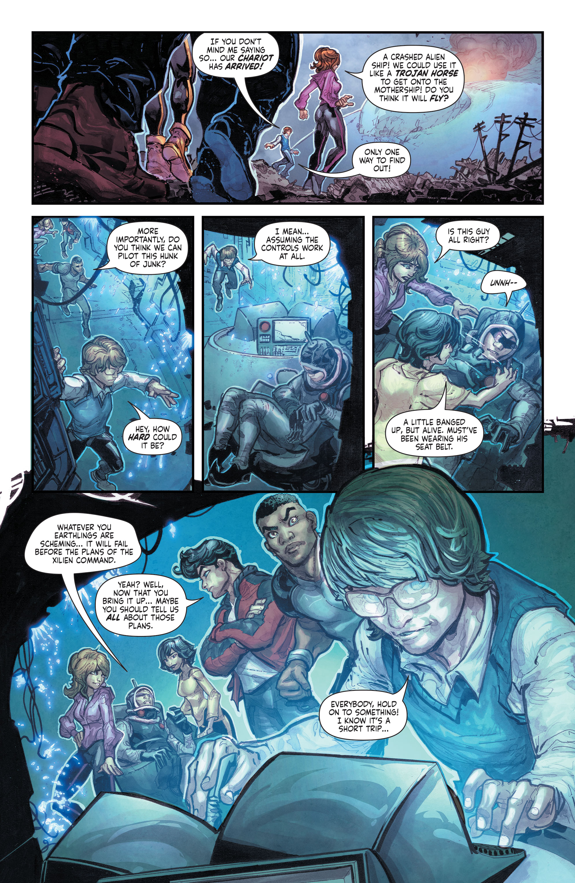 Godzilla vs. The Mighty Morphin Power Rangers (2022-): Chapter 2 - Page 12