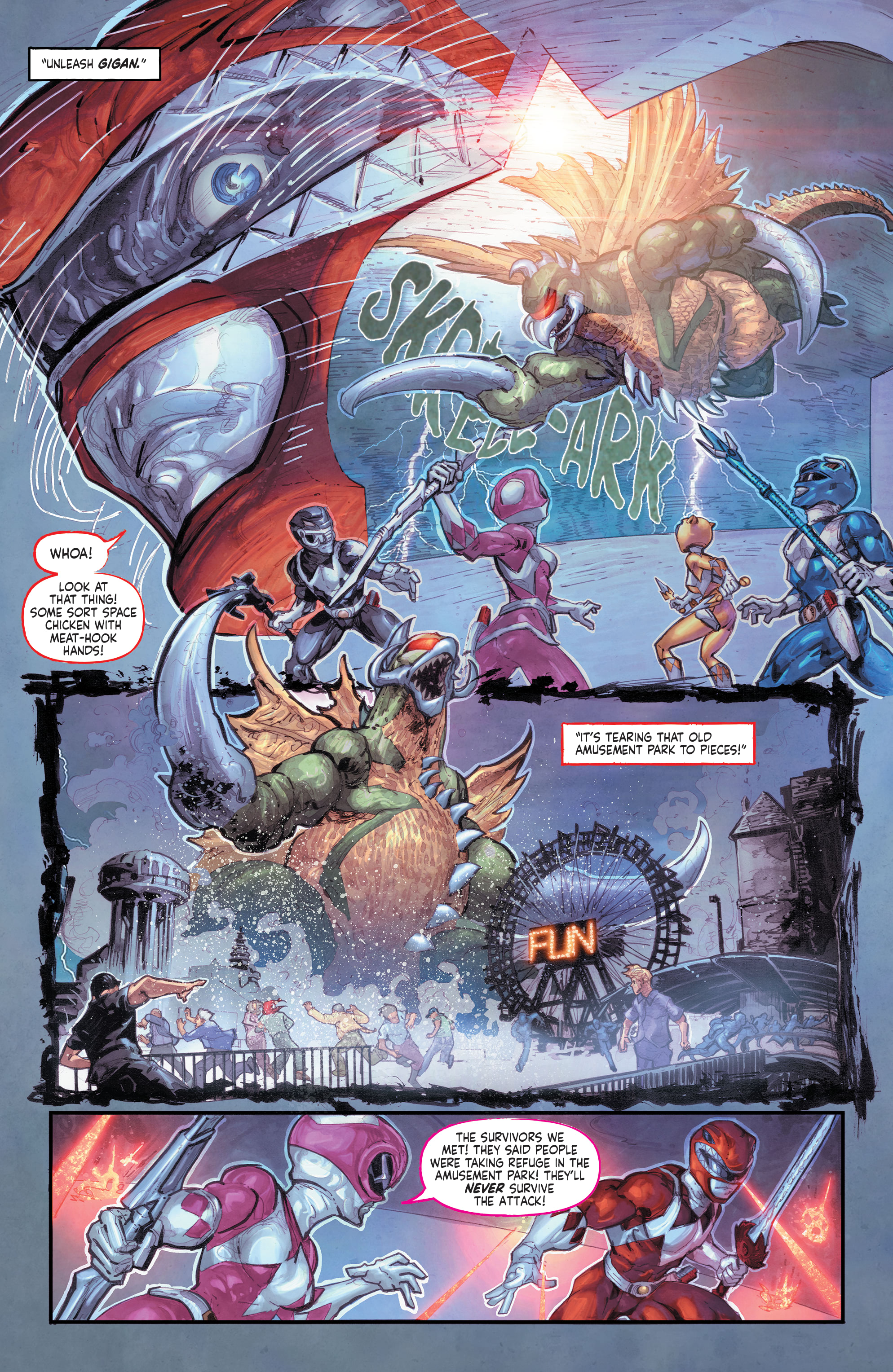 Godzilla vs. The Mighty Morphin Power Rangers (2022-): Chapter 2 - Page 16