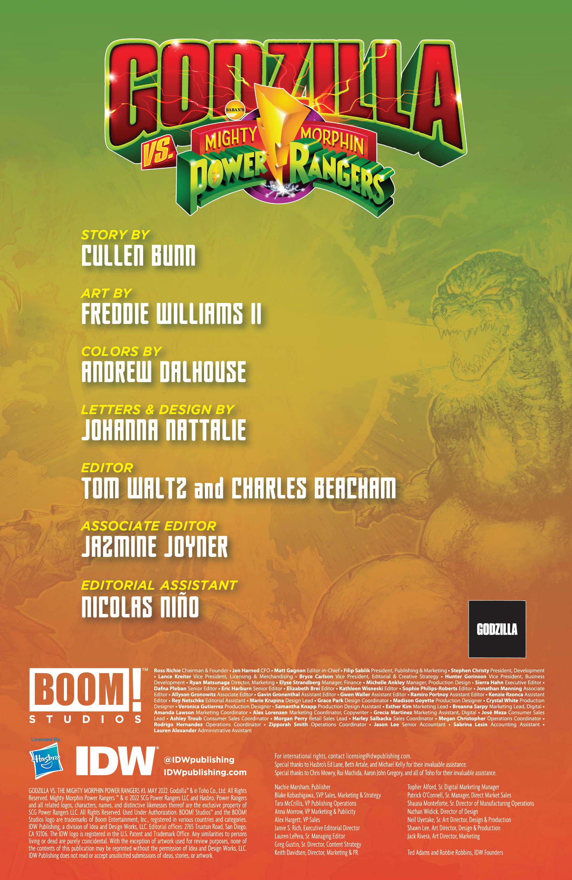 Godzilla vs. The Mighty Morphin Power Rangers (2022-): Chapter 3 - Page 2