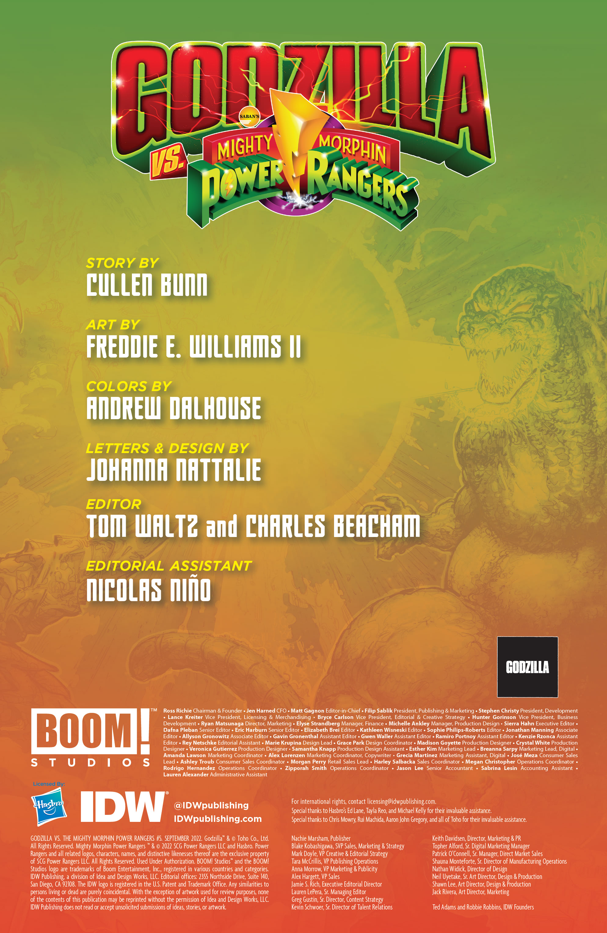 Godzilla vs. The Mighty Morphin Power Rangers (2022-): Chapter 5 - Page 2