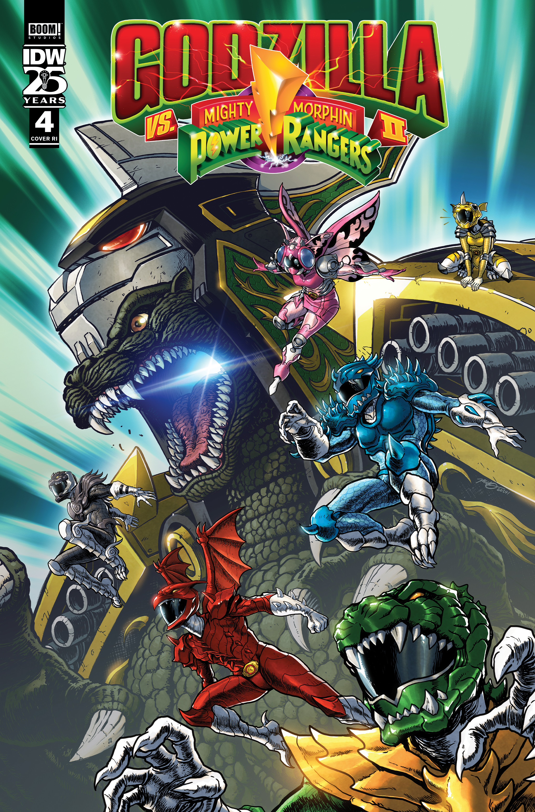 Godzilla vs. the Mighty Morphin Power Rangers II (2024-): Chapter 4 - Page 3