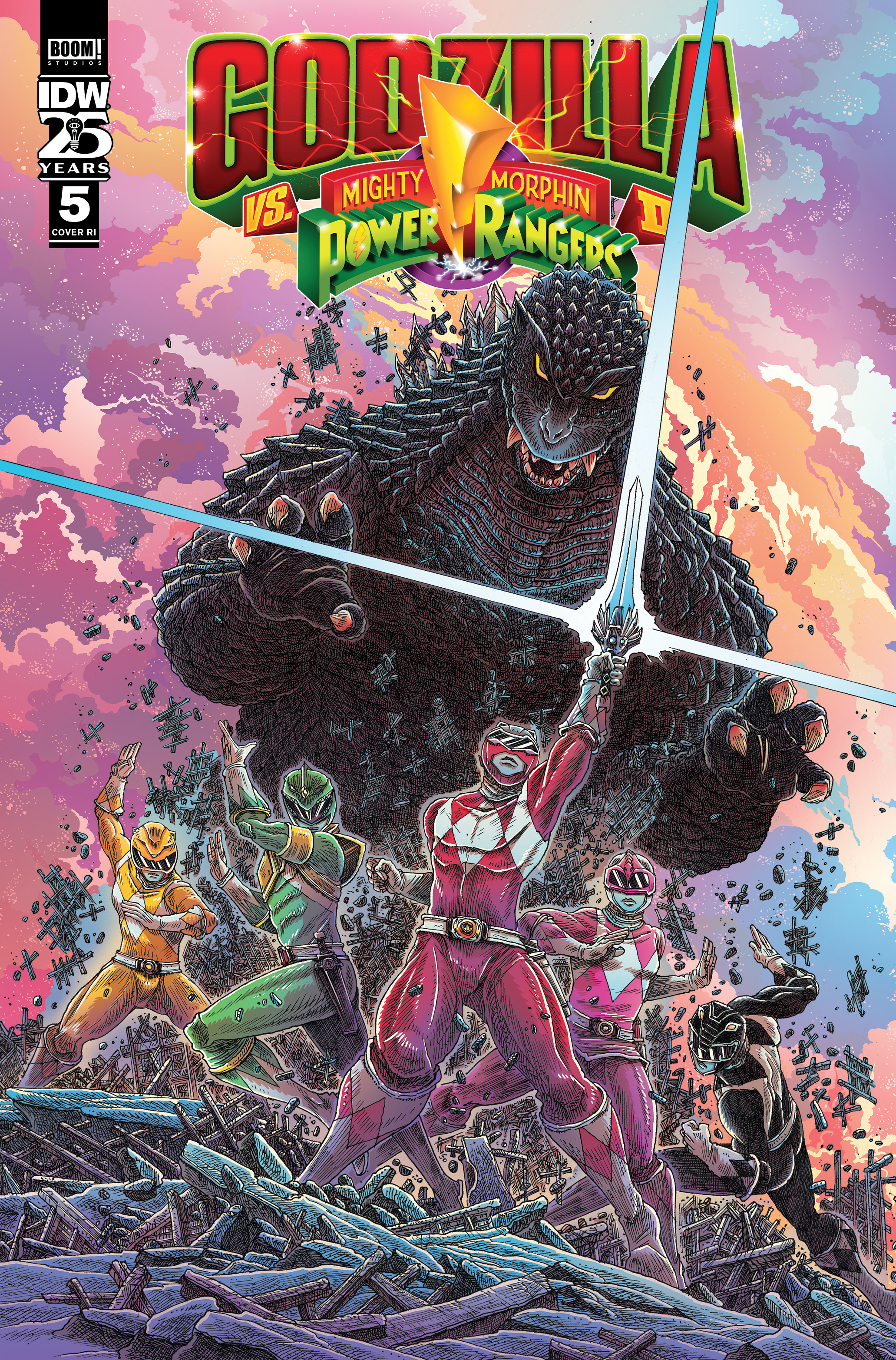 Godzilla vs. the Mighty Morphin Power Rangers II (2024-): Chapter 5 - Page 3