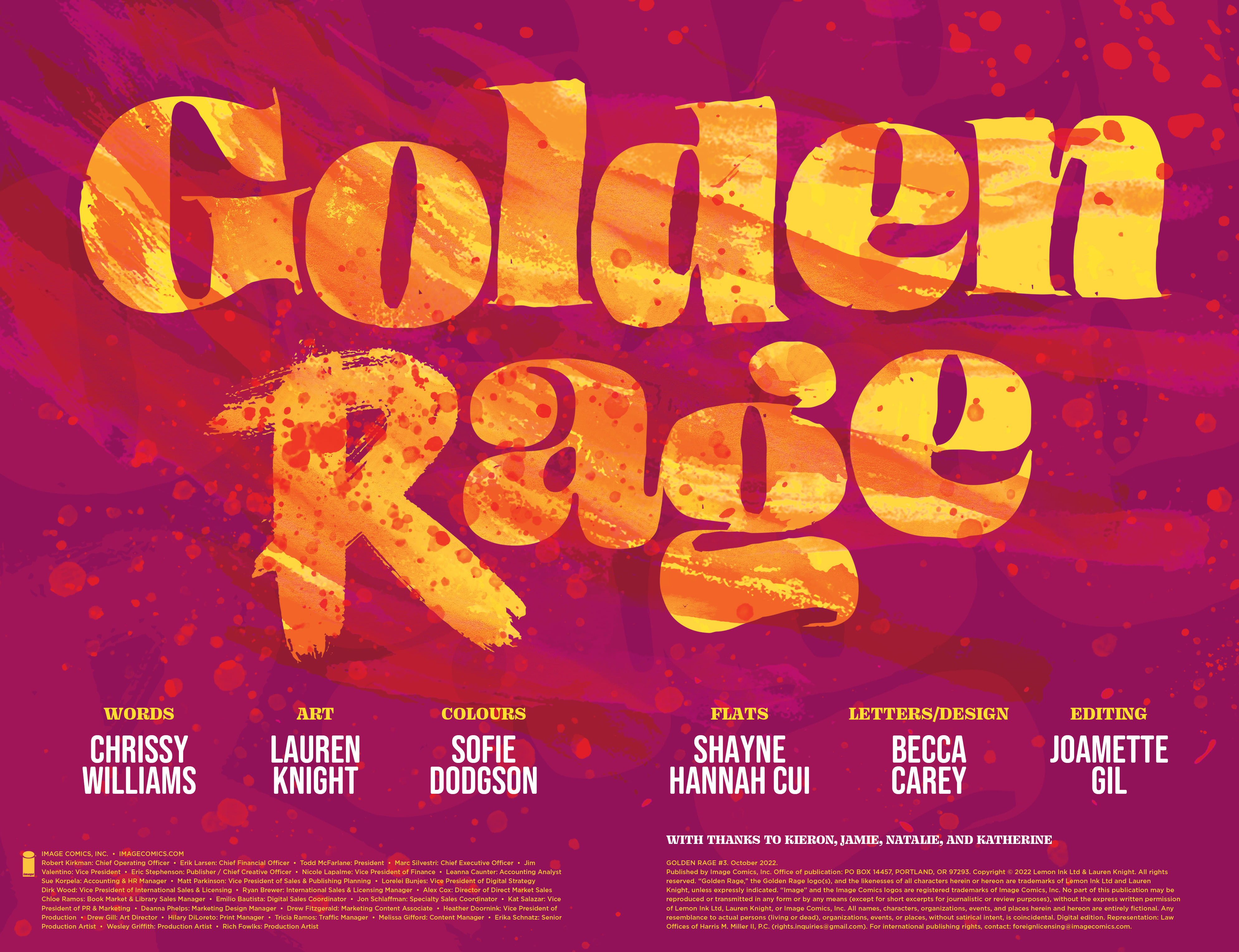 Golden Rage (2022-): Chapter 3 - Page 2