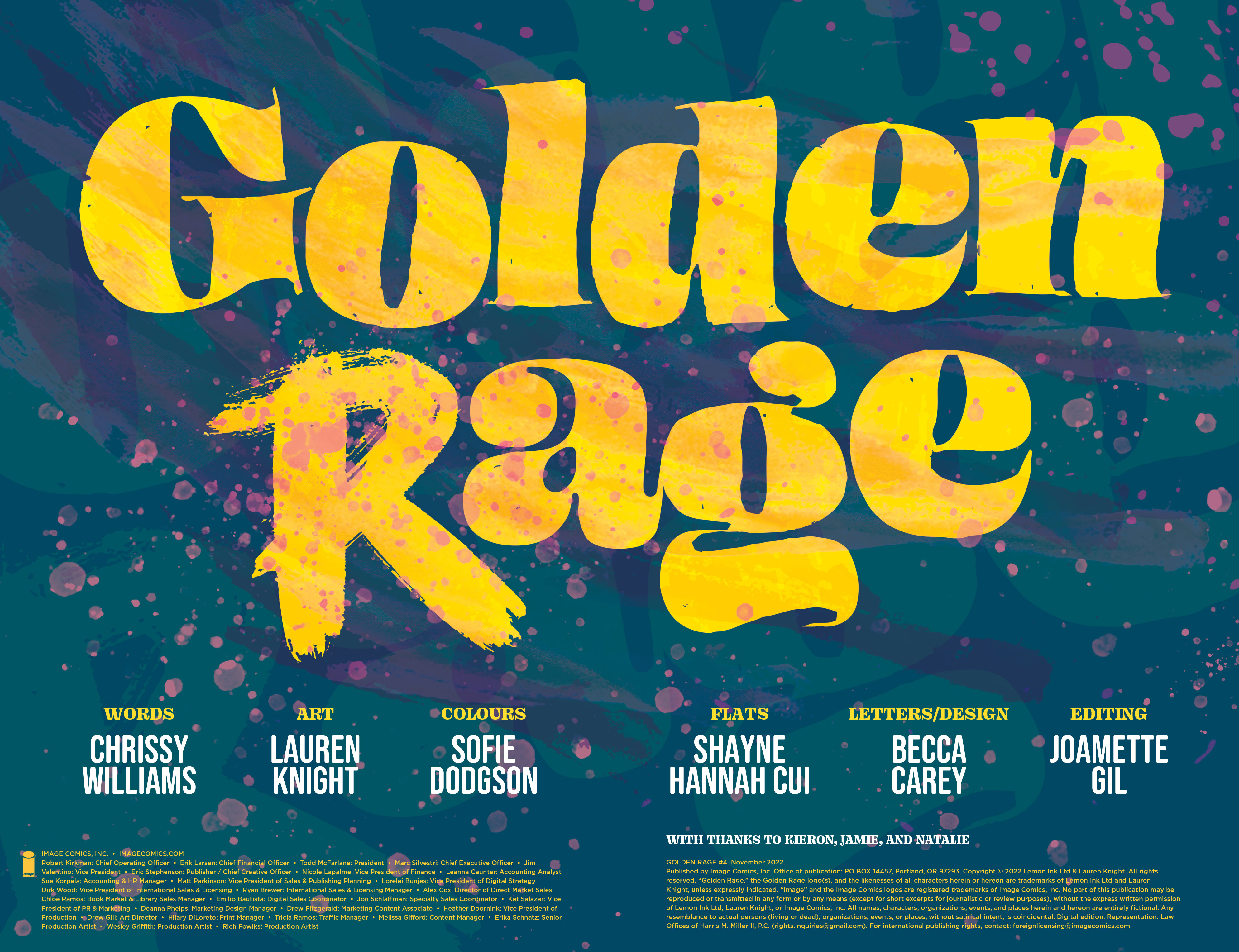 Golden Rage (2022-): Chapter 4 - Page 2