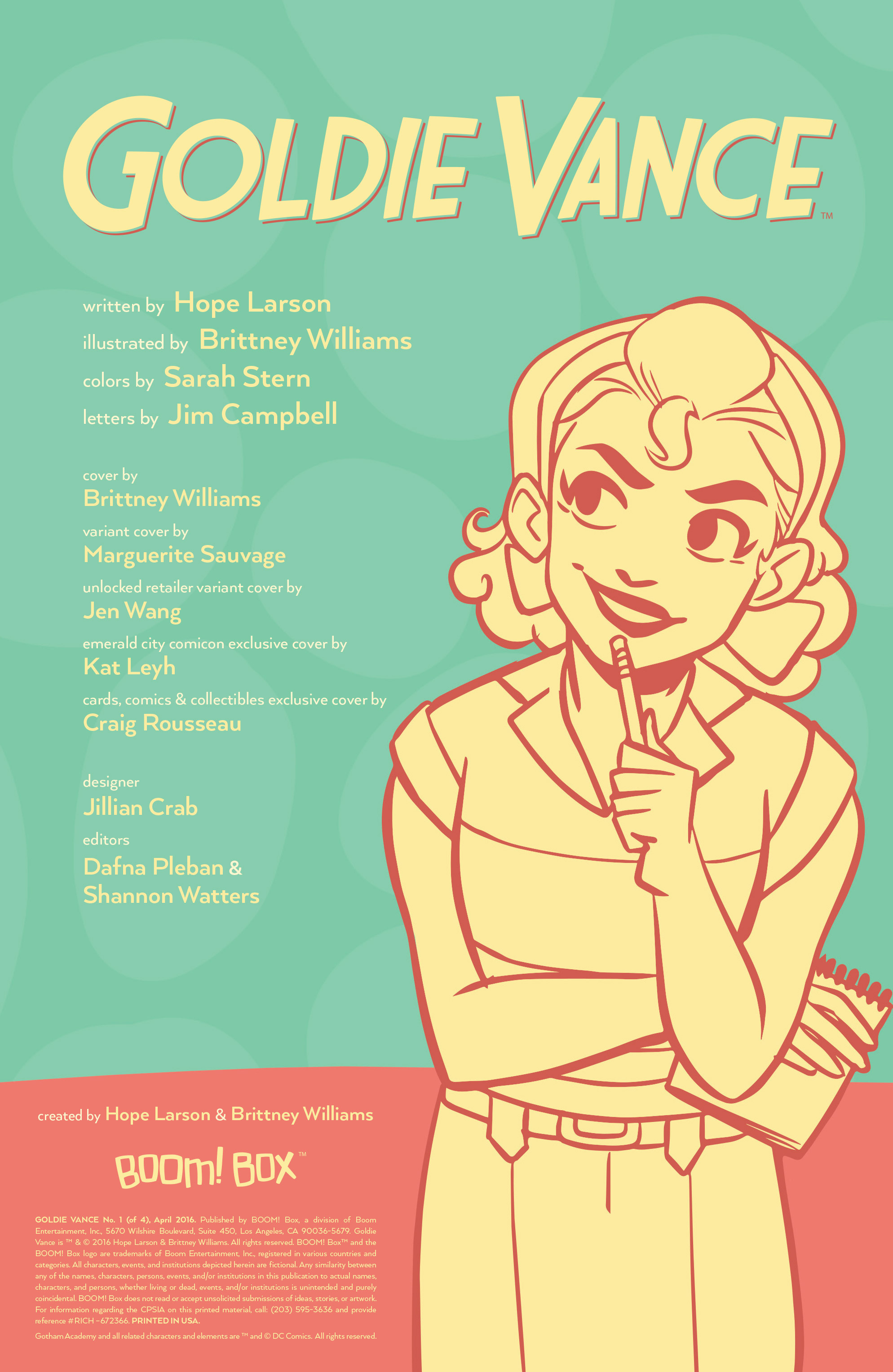 Goldie Vance (2016-): Chapter 1 - Page 2