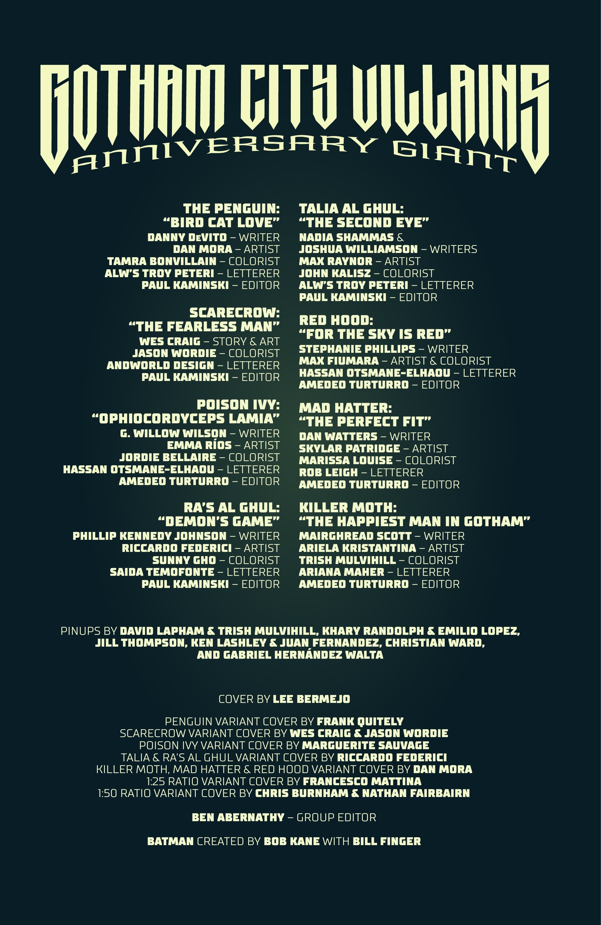 Gotham City Villains Anniversary Giant (2021): Chapter 1 - Page 3