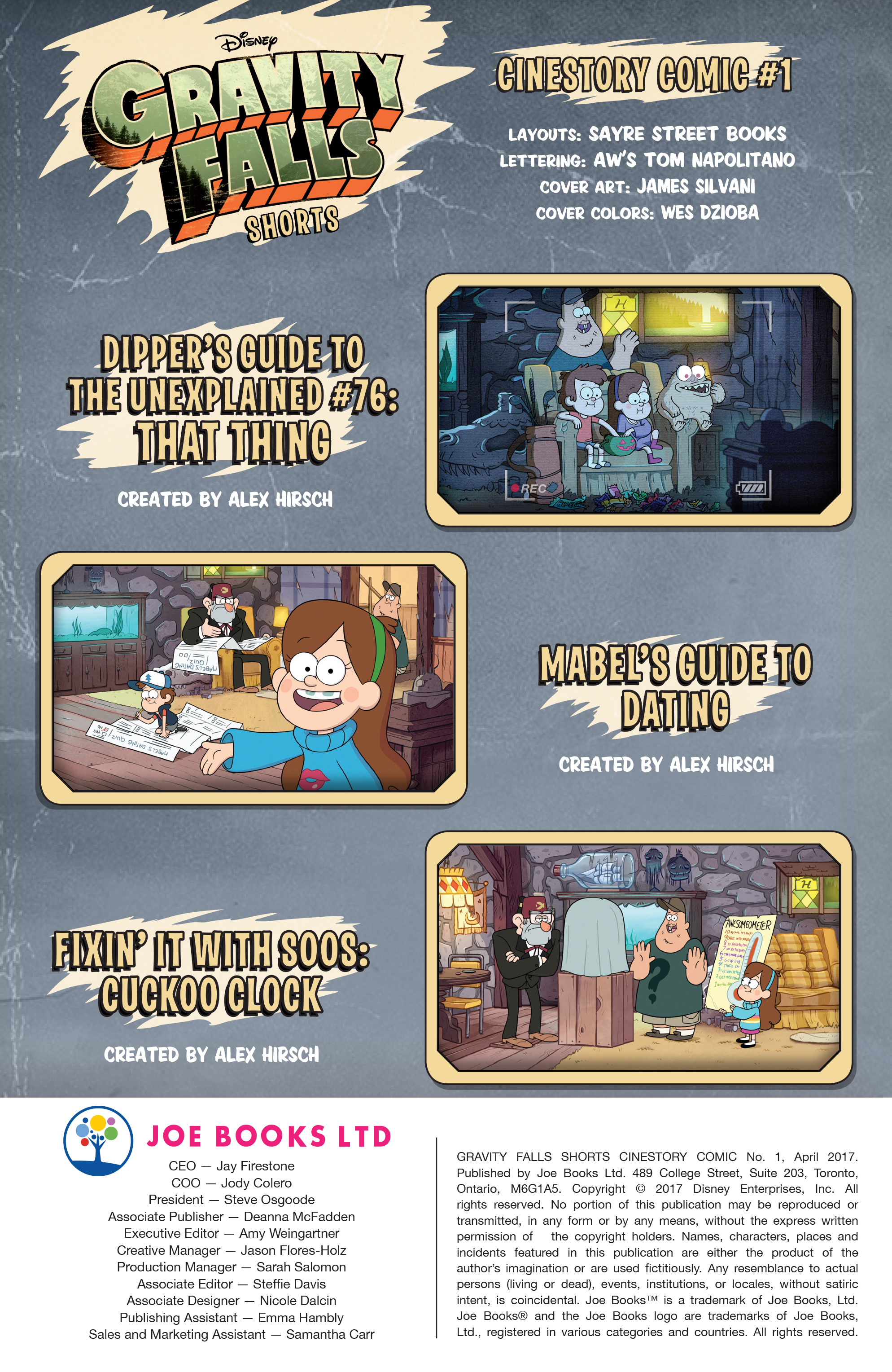 Gravity Falls Shorts Cinestory Comic (2017): Chapter 1 - Page 2
