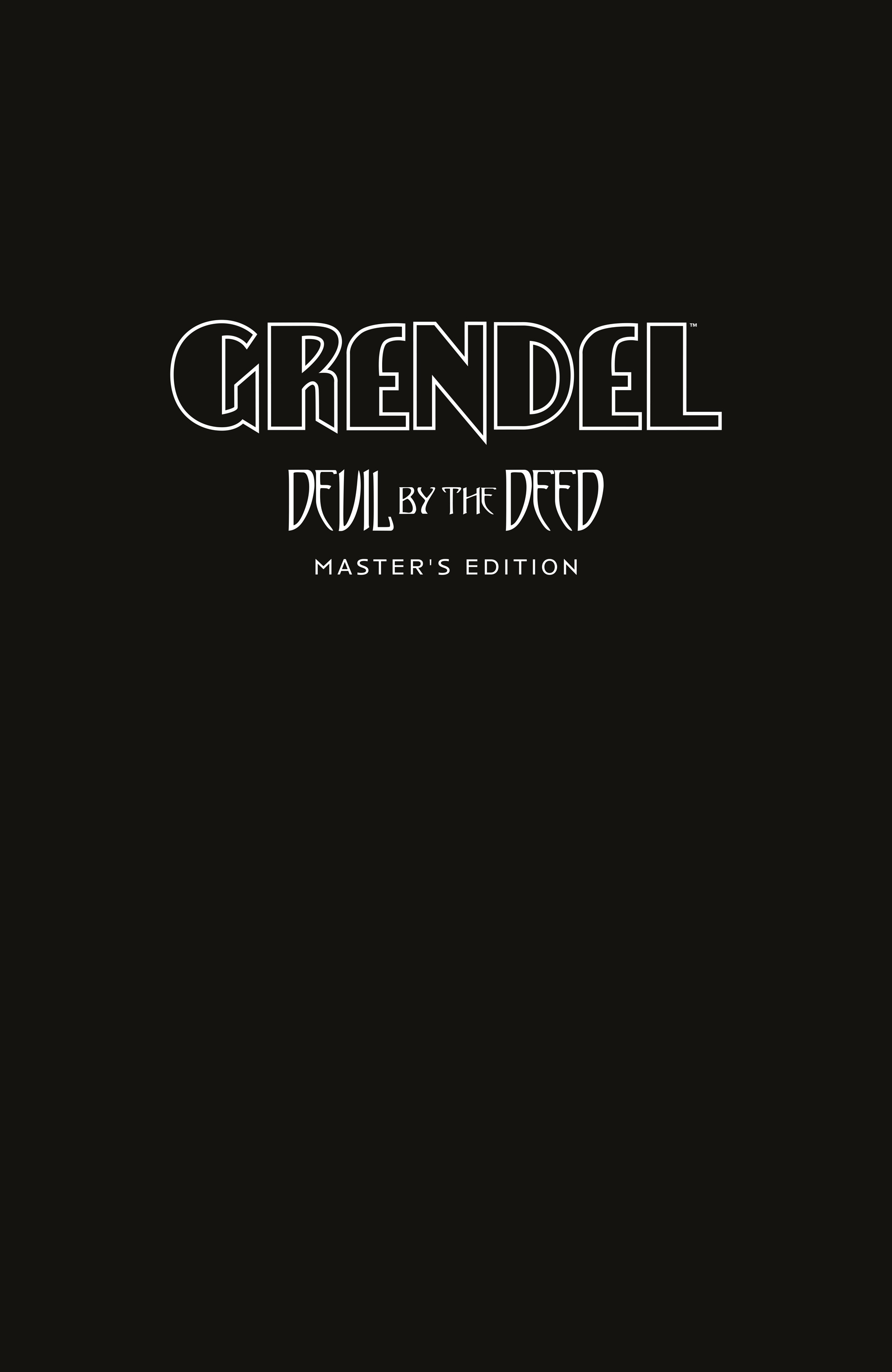Grendel: Devil by the Deed - Master's Edition (2023): Chapter HC - Page 3