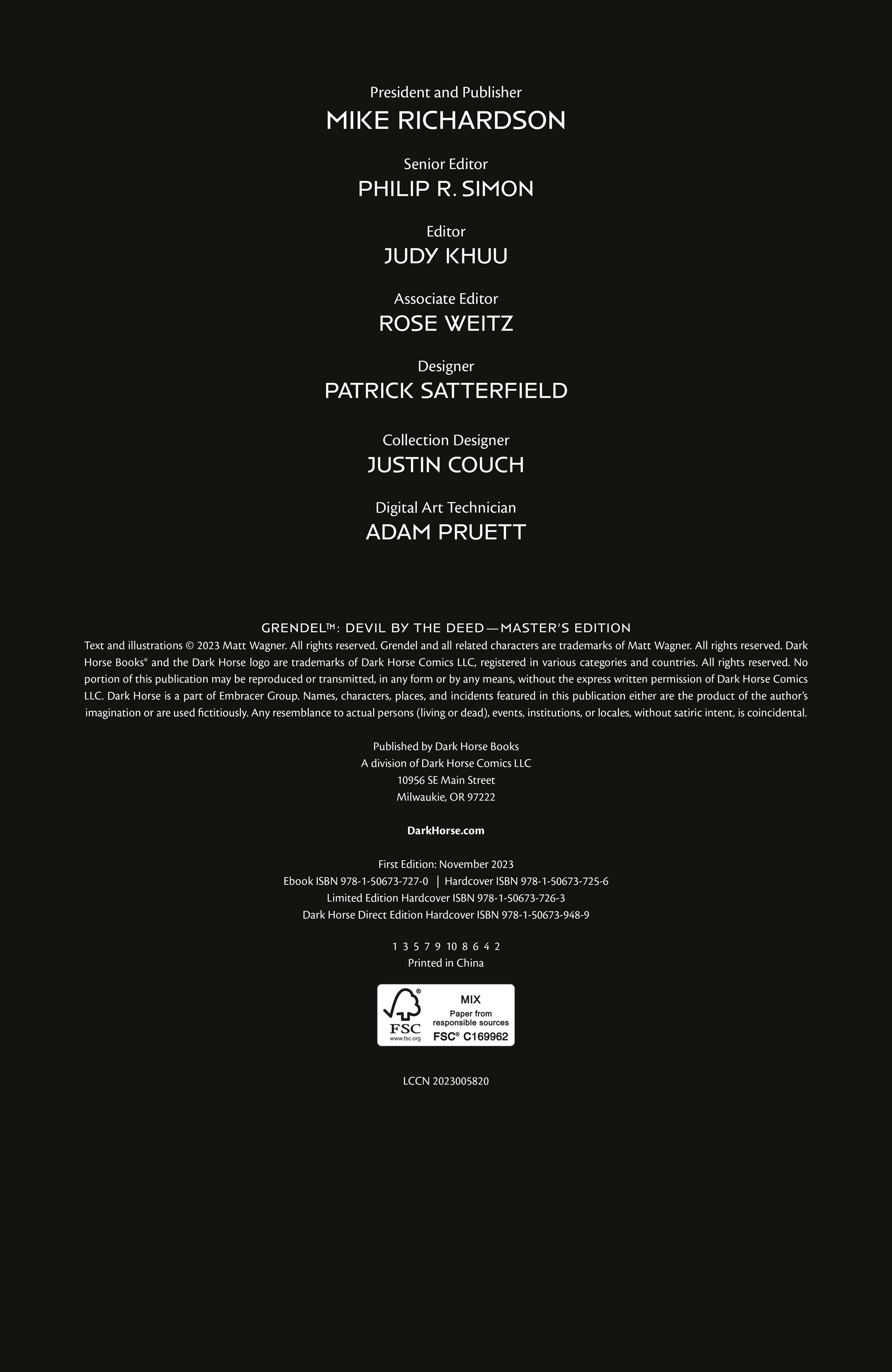 Grendel: Devil by the Deed - Master's Edition (2023): Chapter HC - Page 6