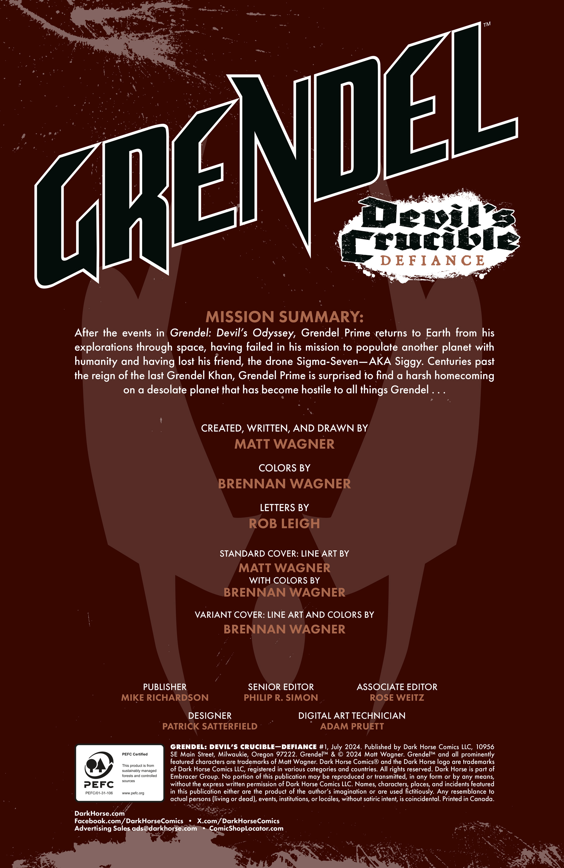 Grendel: Devil's Crucible - Defiance (2024-): Chapter 1 - Page 2