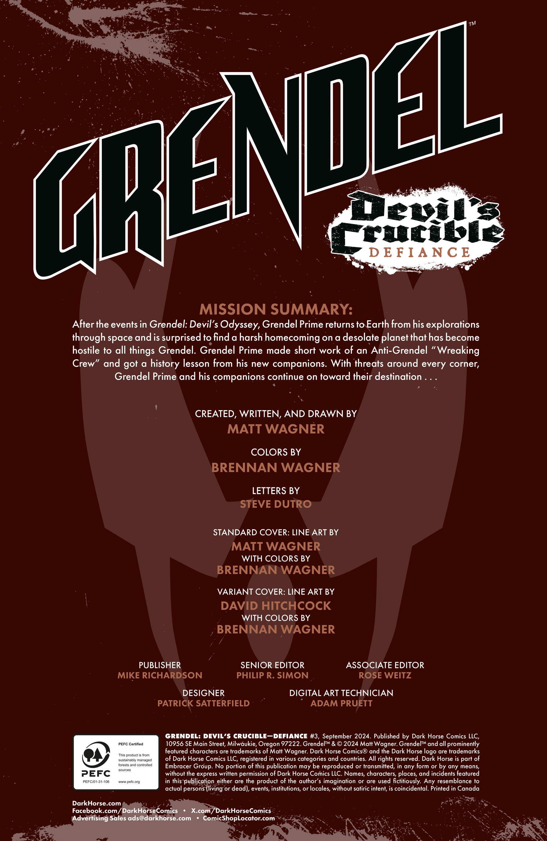 Grendel: Devil's Crucible - Defiance (2024-): Chapter 3 - Page 2