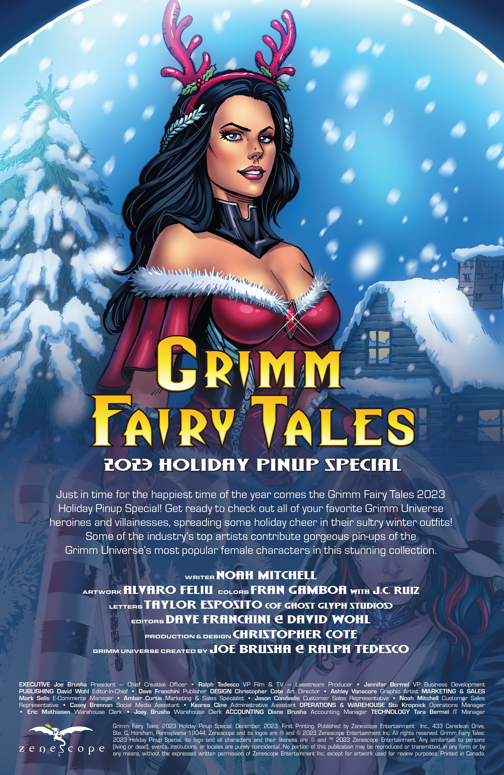 Grimm Fairy Tales: 2023 Holiday Pinup Special (2023): Chapter 1 - Page 2