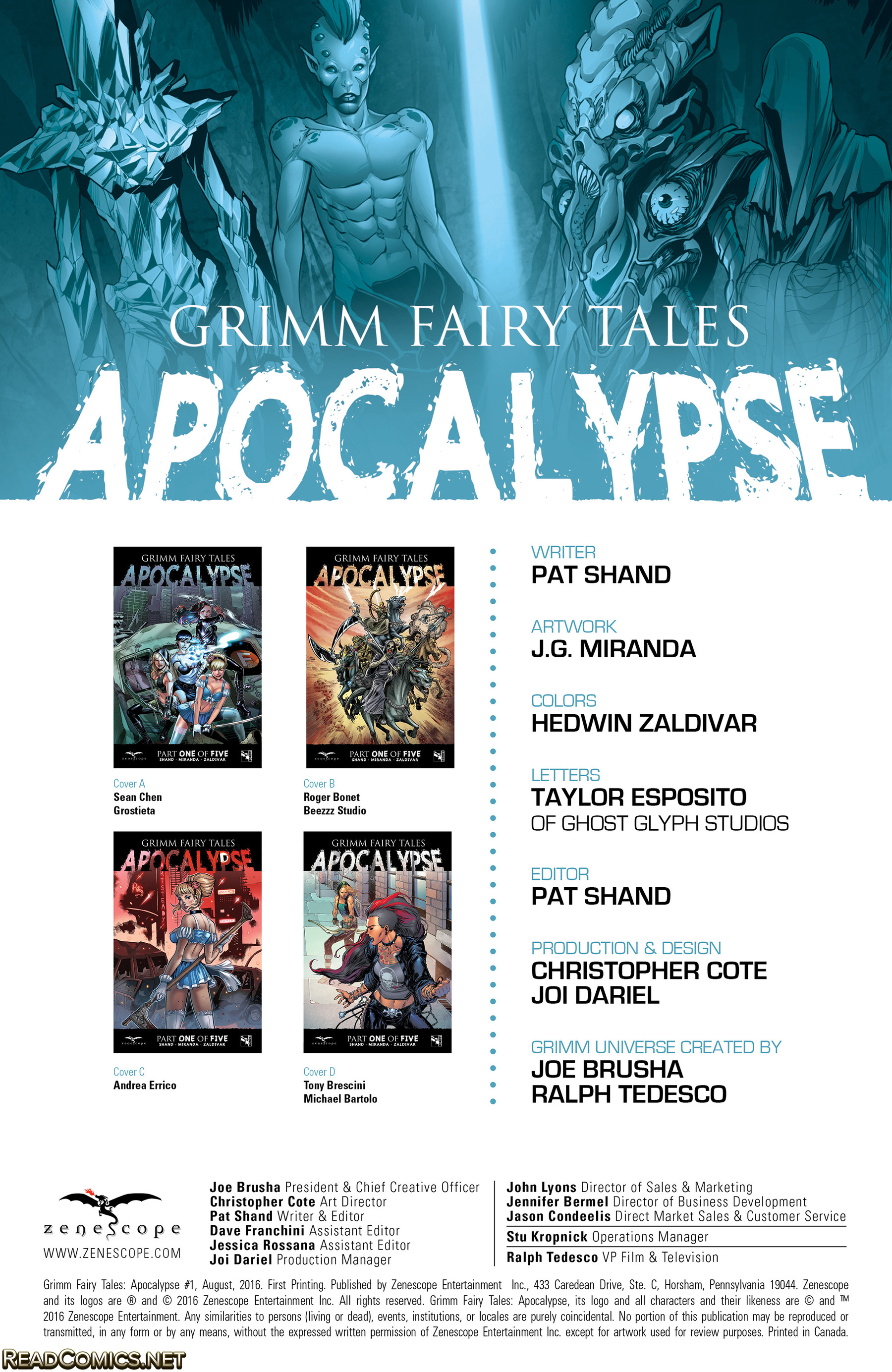 Grimm Fairy Tales: Apocalypse (2016-): Chapter 1 - Page 3