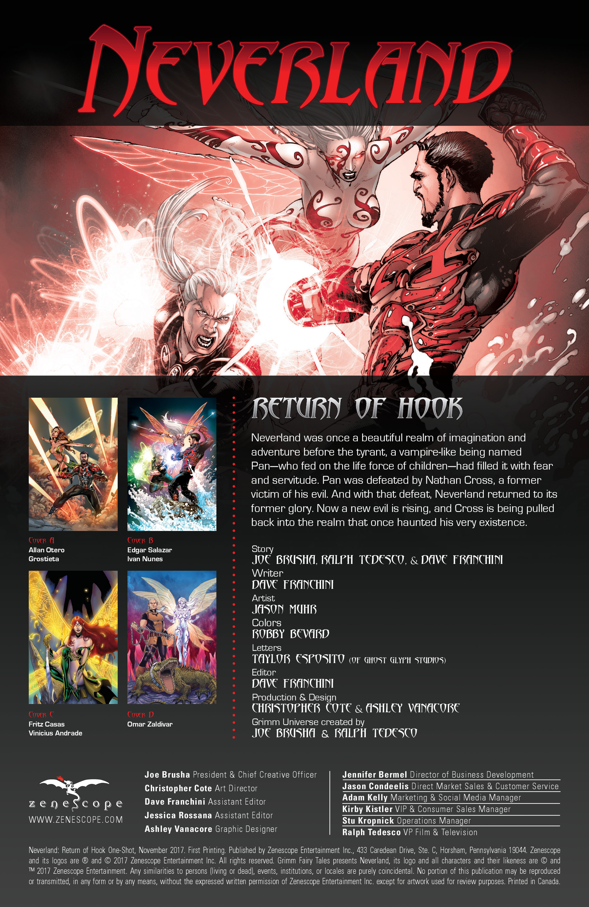 Grimm Fairy Tales Presents Neverland Return Of Hook (2017): Chapter 1 - Page 2