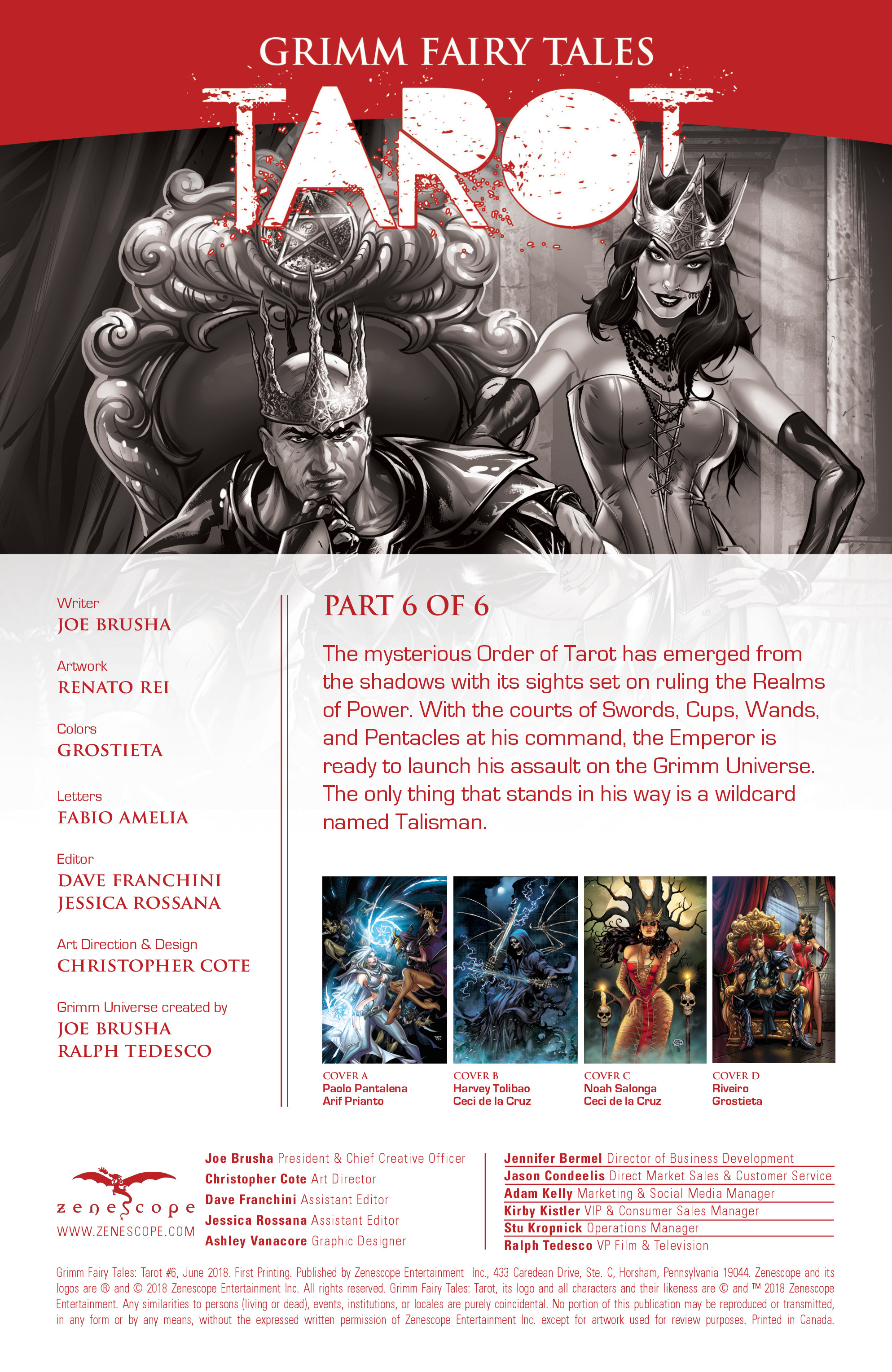 Grimm Fairy Tales: Tarot (2017): Chapter 6 - Page 2