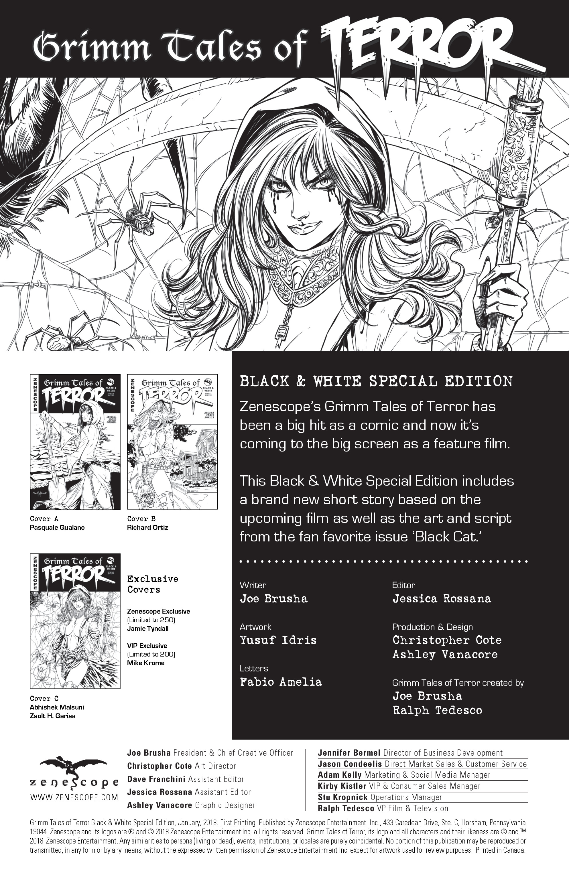 Grimm Tales of Terror Black & White Special Edition (2018): Chapter 1 - Page 2