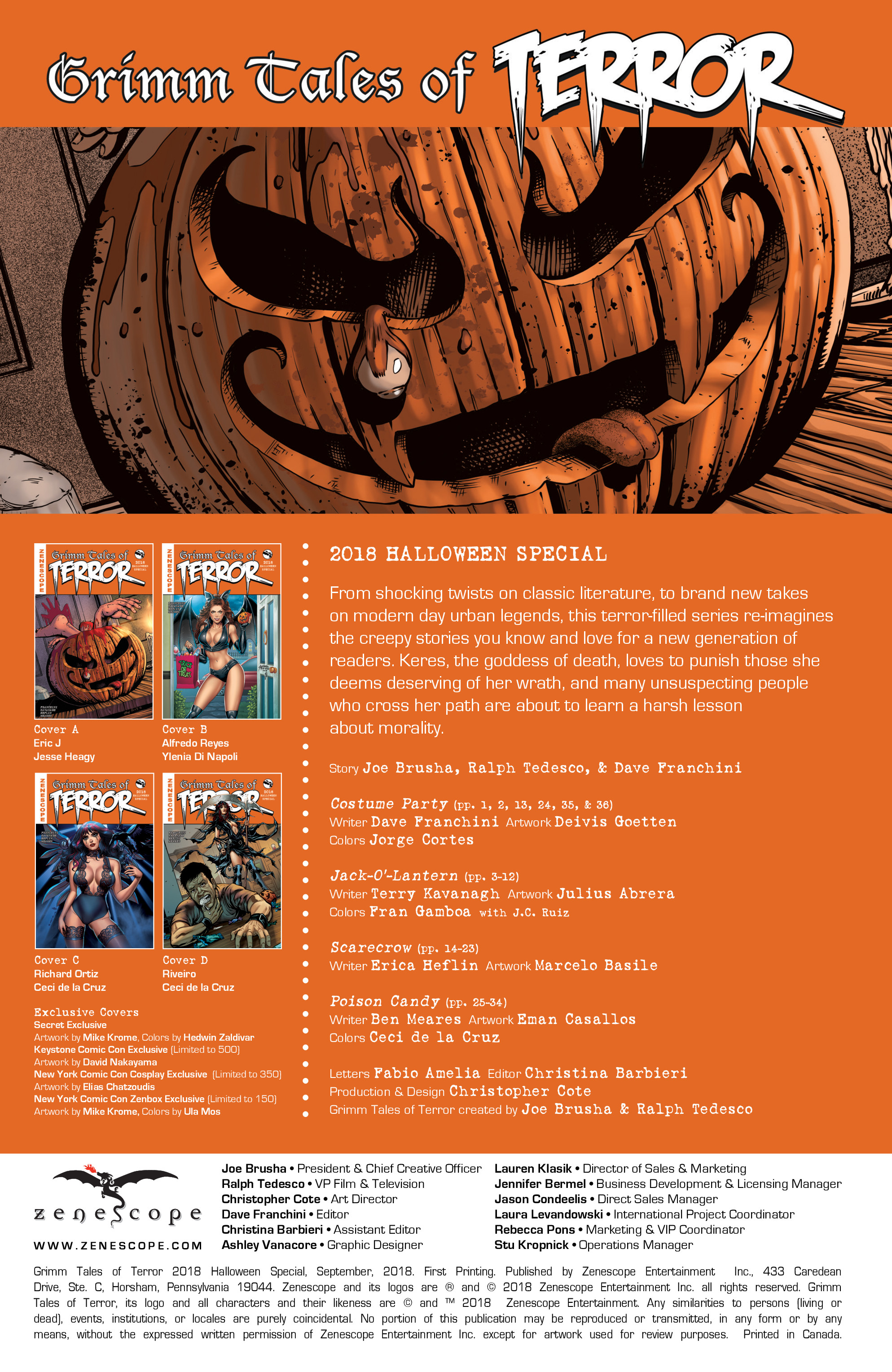 Grimm Tales of Terror: Halloween Special 2018: Chapter 1 - Page 2