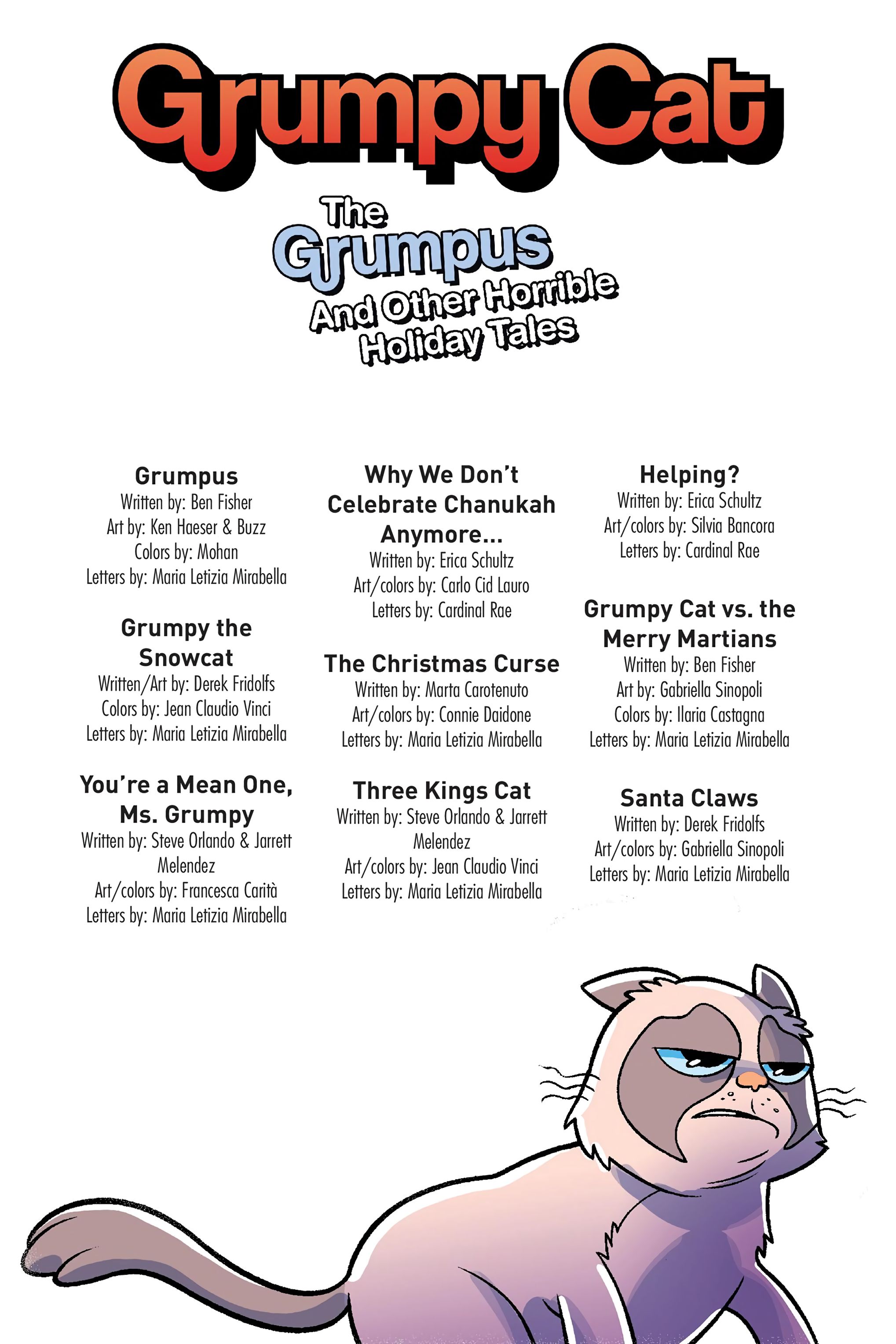 Grumpy Cat: The Grumpus and Other Horrible Holiday Tales (2023): Chapter HC - Page 4