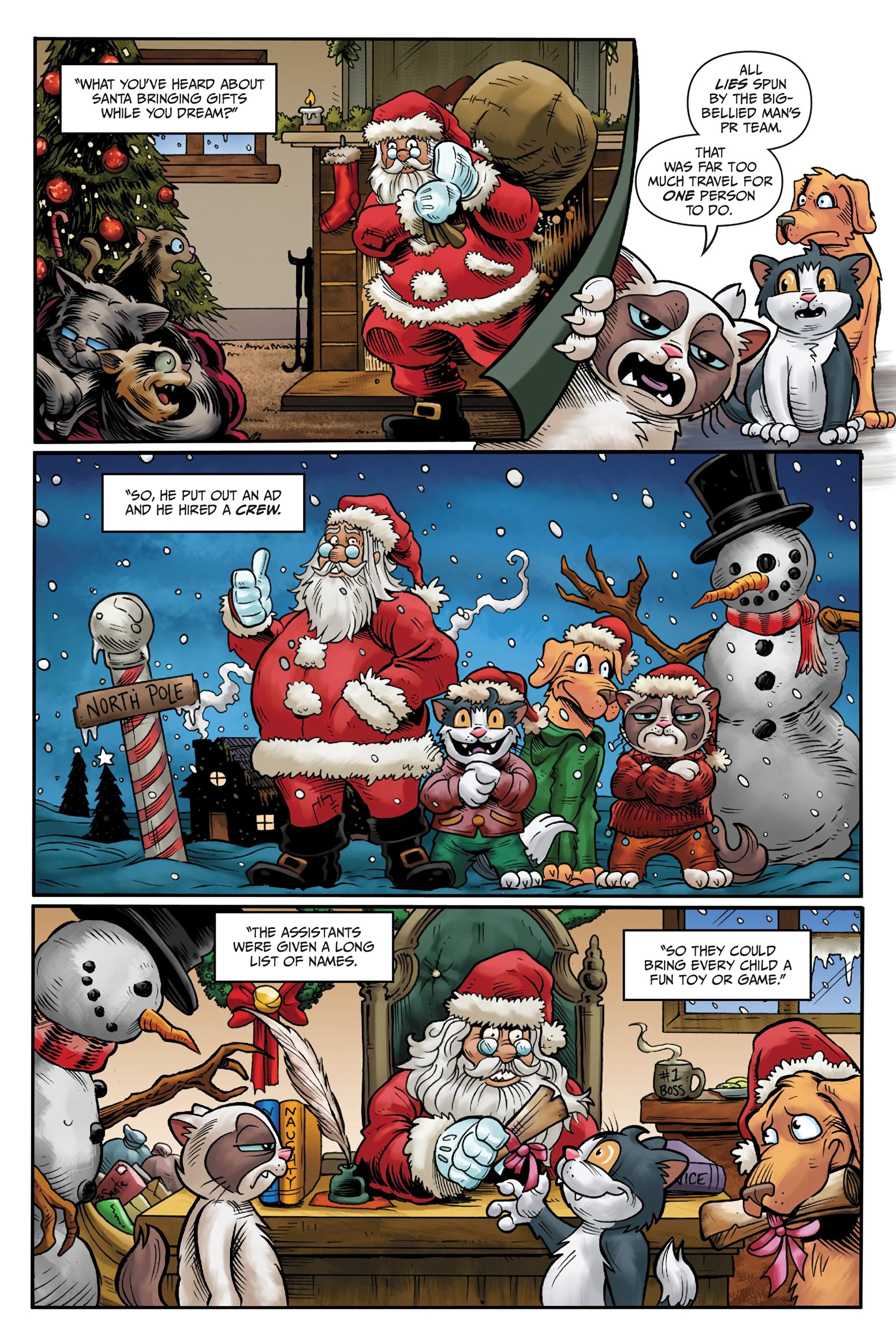 Grumpy Cat: The Grumpus and Other Horrible Holiday Tales (2023): Chapter HC - Page 11