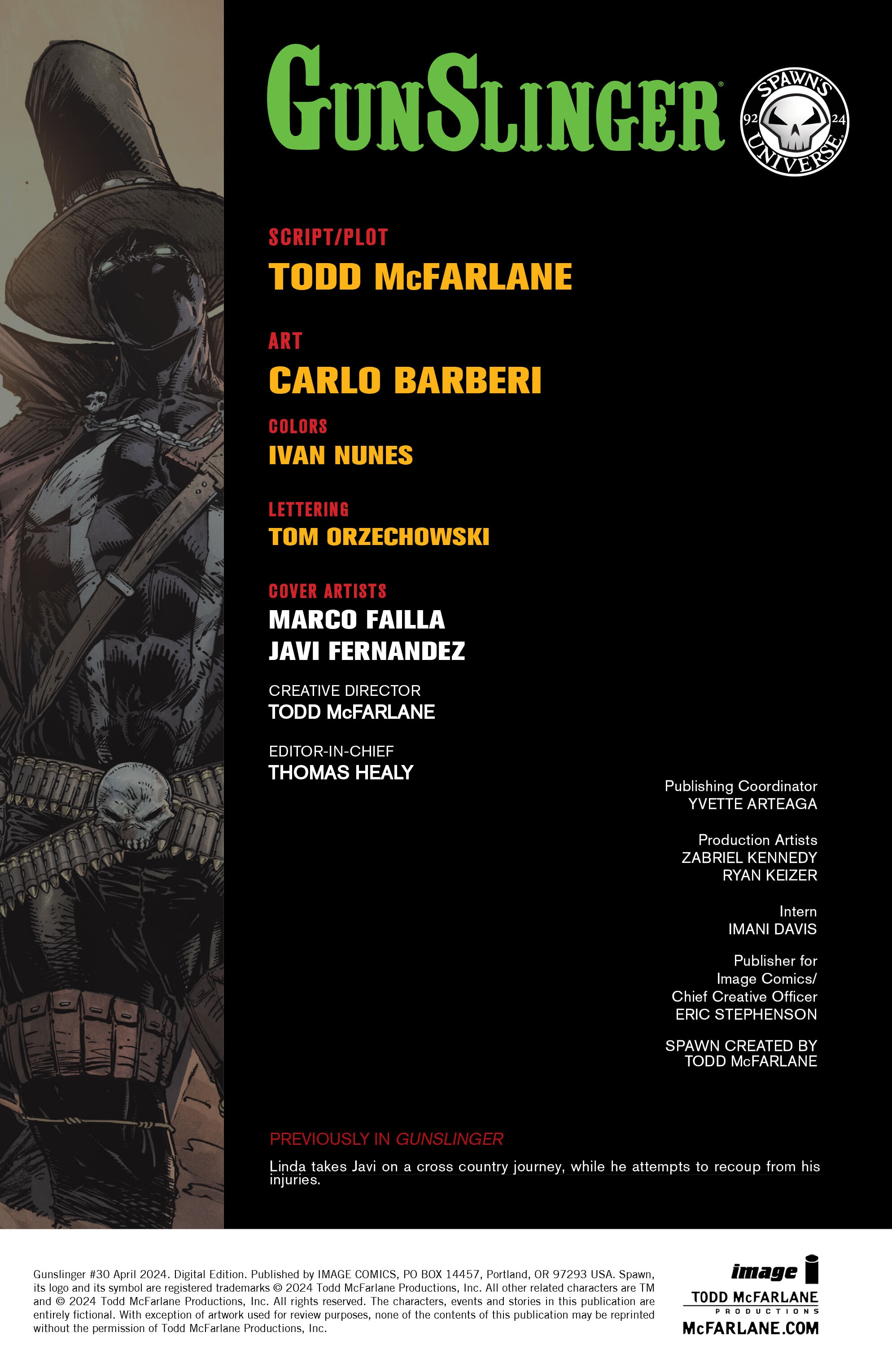 Gunslinger Spawn (2021-): Chapter 30 - Page 3