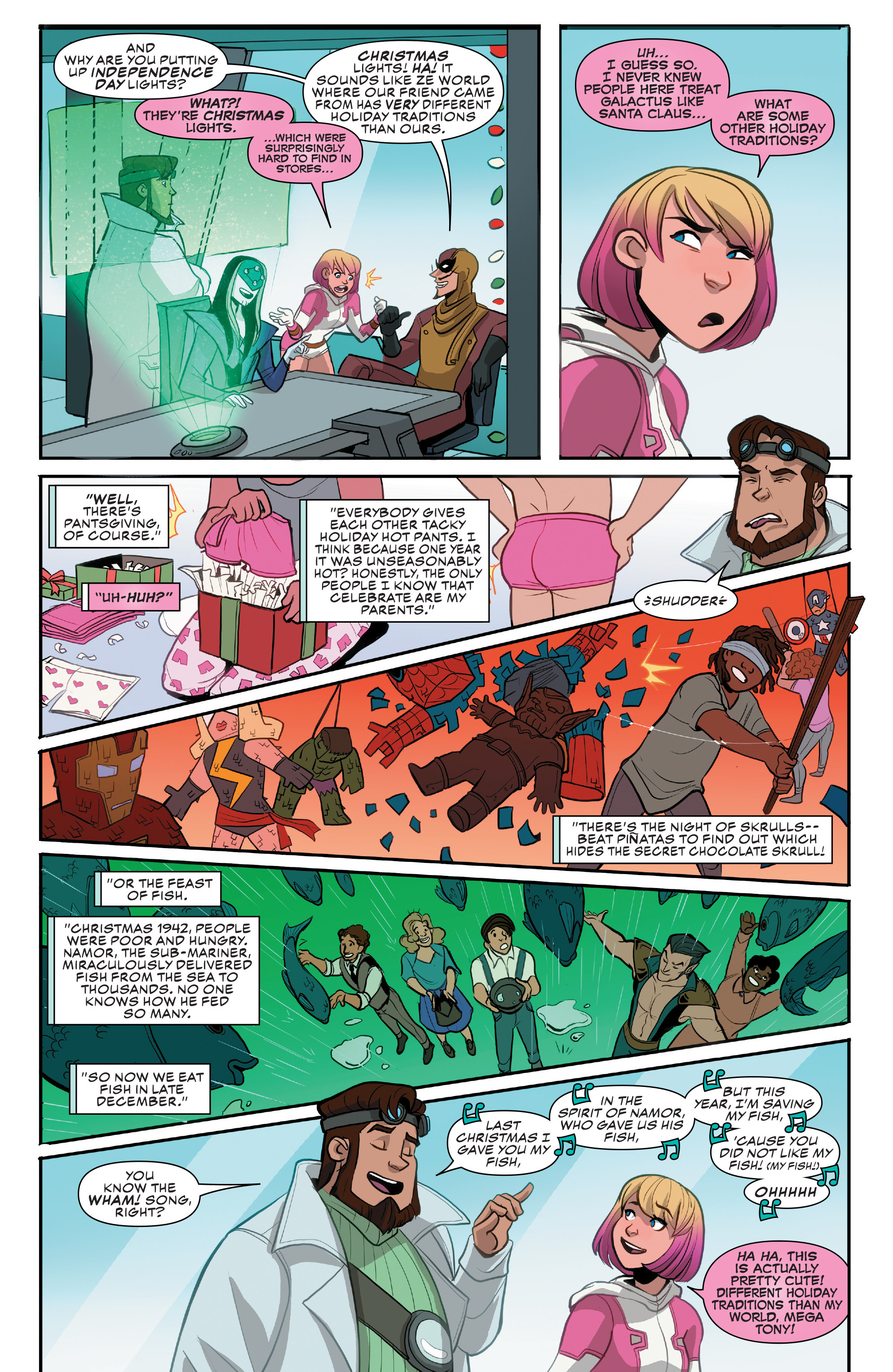 Gwenpool Holiday Special - Merry Mix-Up (2016): Chapter 1 - Page 8