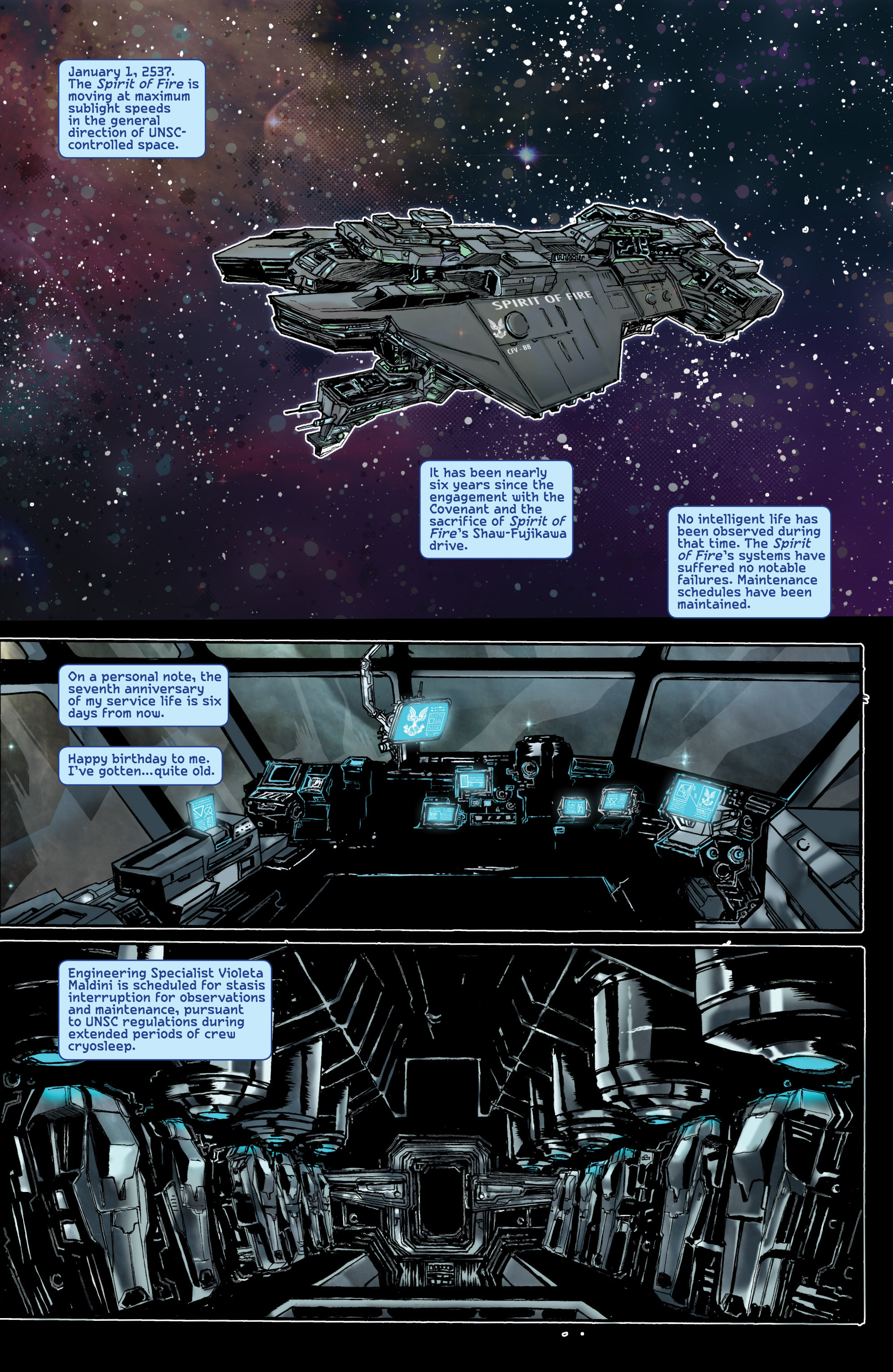 Halo: Tales from Slipspace (2017): Chapter 1 - Page 7