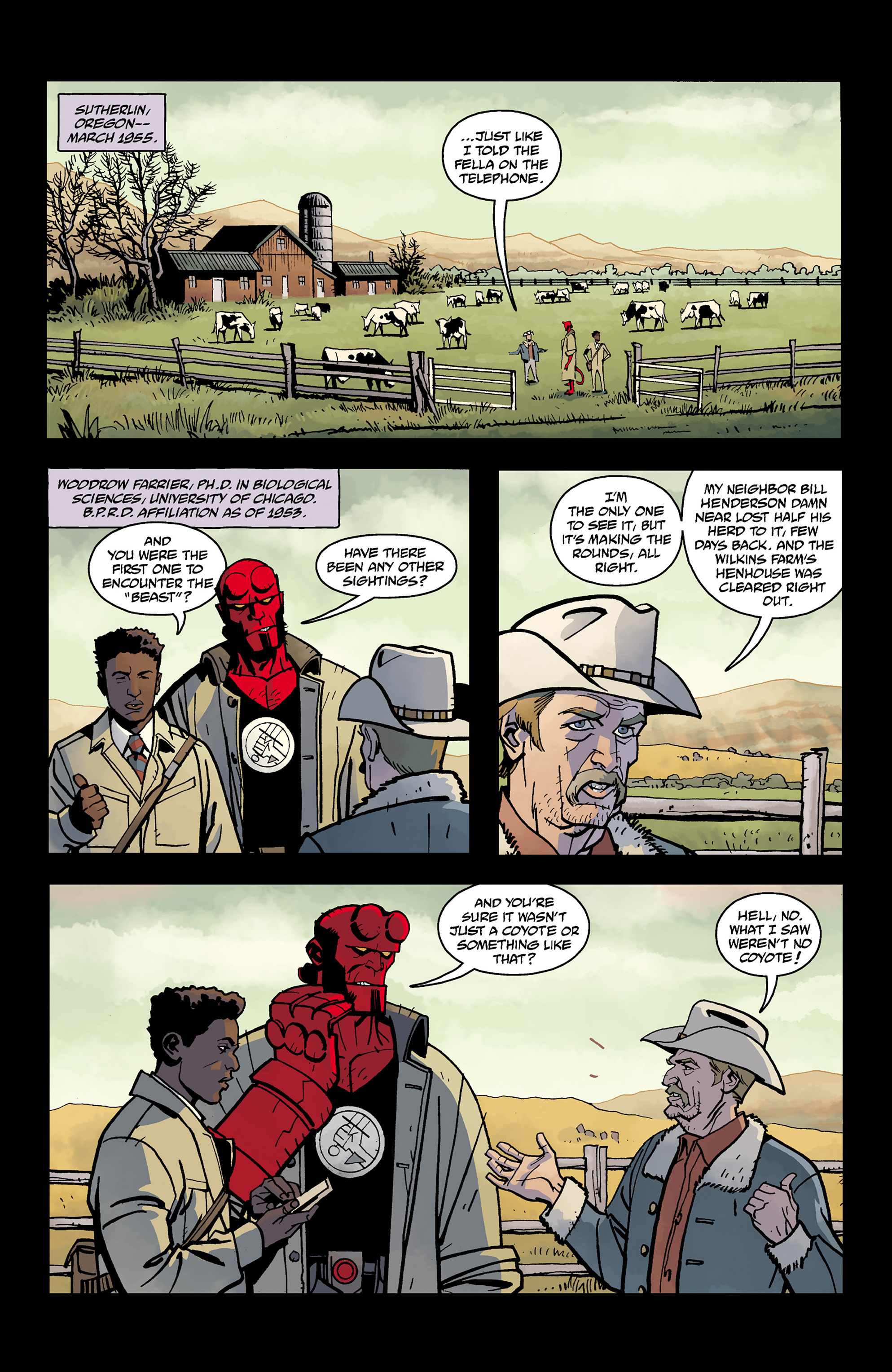 Hellboy and the B.P.R.D.: 1955-- Secret Nature: Chapter 1 - Page 3
