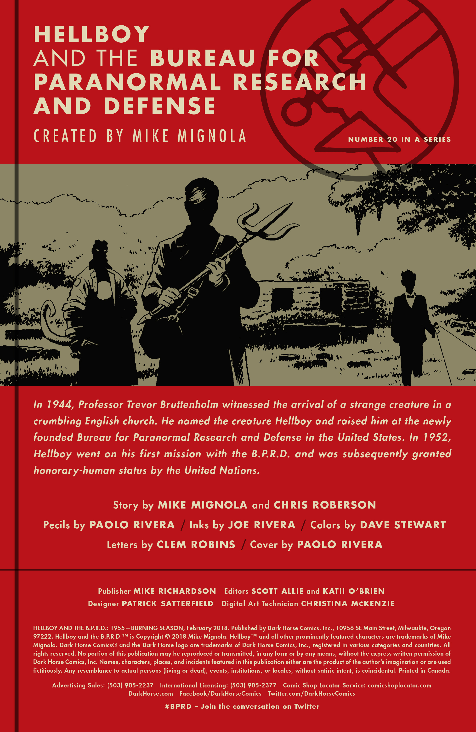 Hellboy and the B.P.R.D.: 1955--Burning Season (2018): Chapter 1 - Page 2